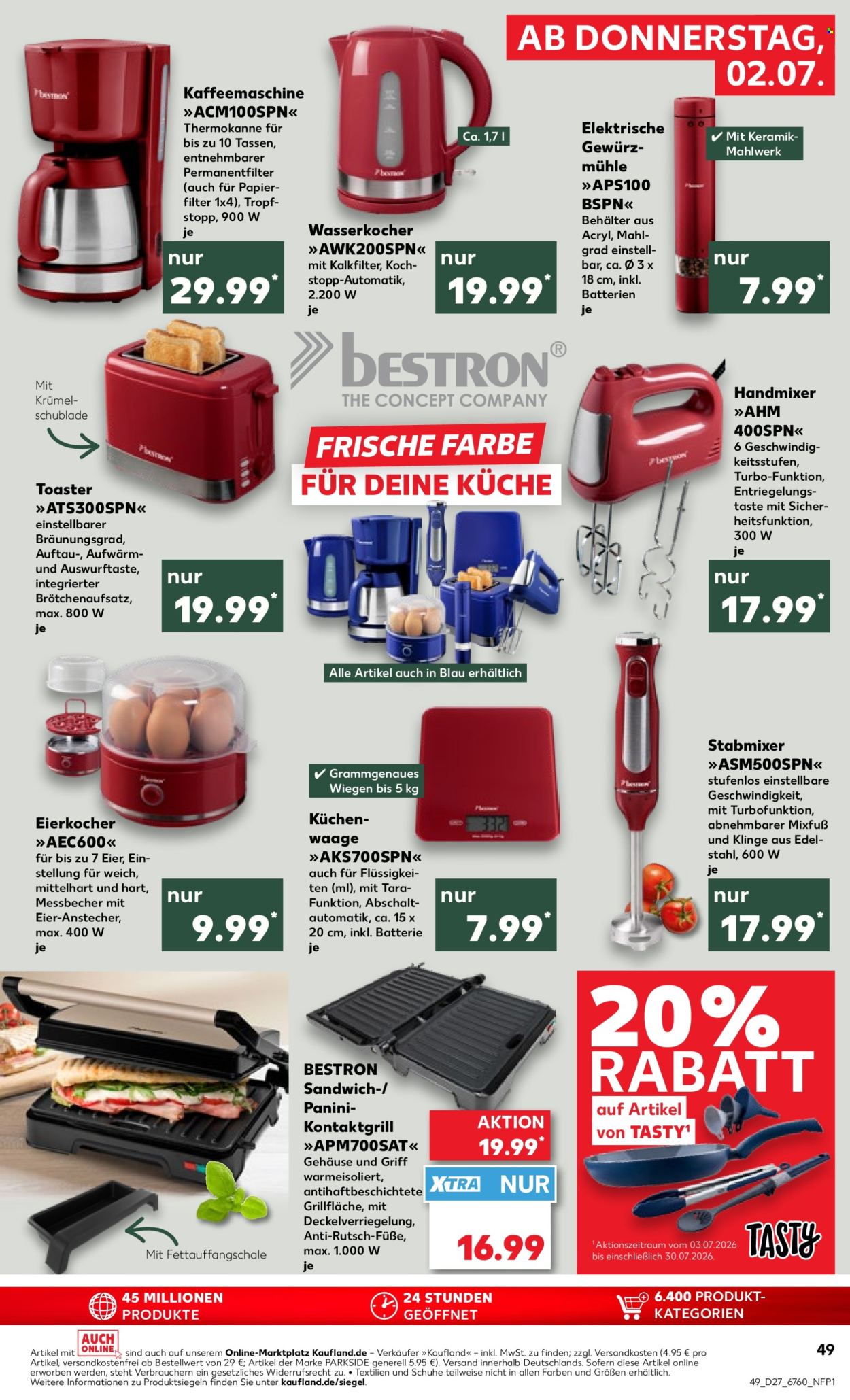 Kaufland Prospekte  - 2.7.2026 - 8.7.2026. Seite 49