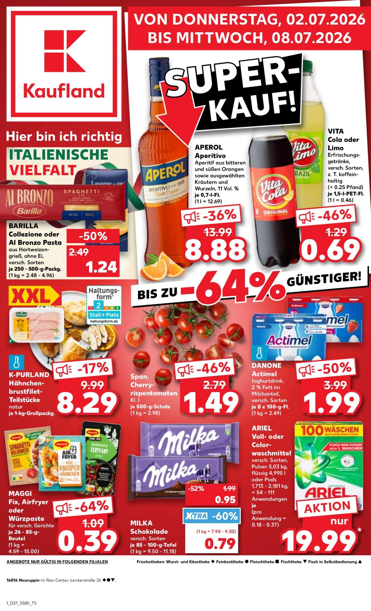 Kaufland Prospekte  - 2.7.2026 - 8.7.2026. Seite 1