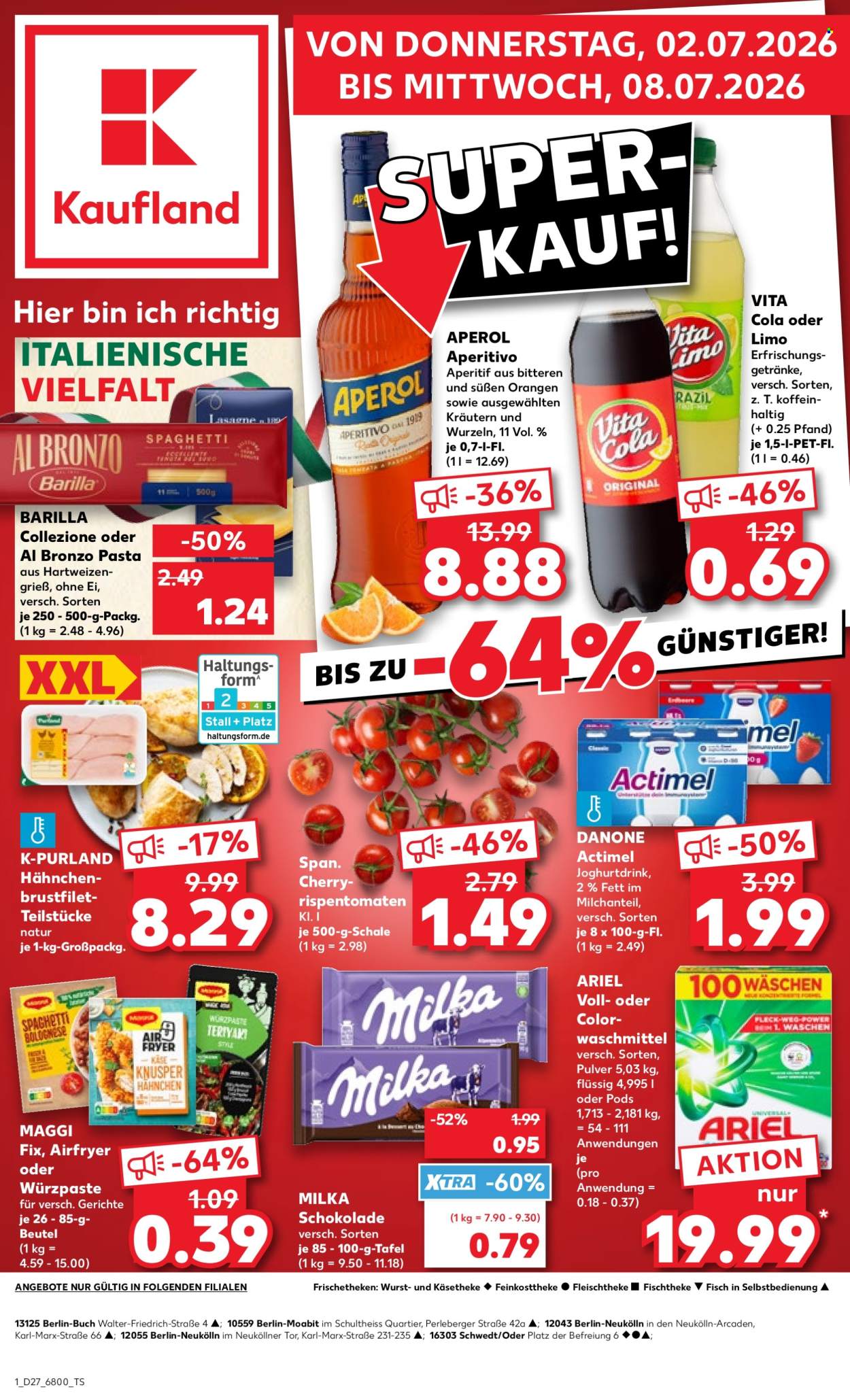 Kaufland Prospekte  - 2.7.2026 - 8.7.2026. Seite 1
