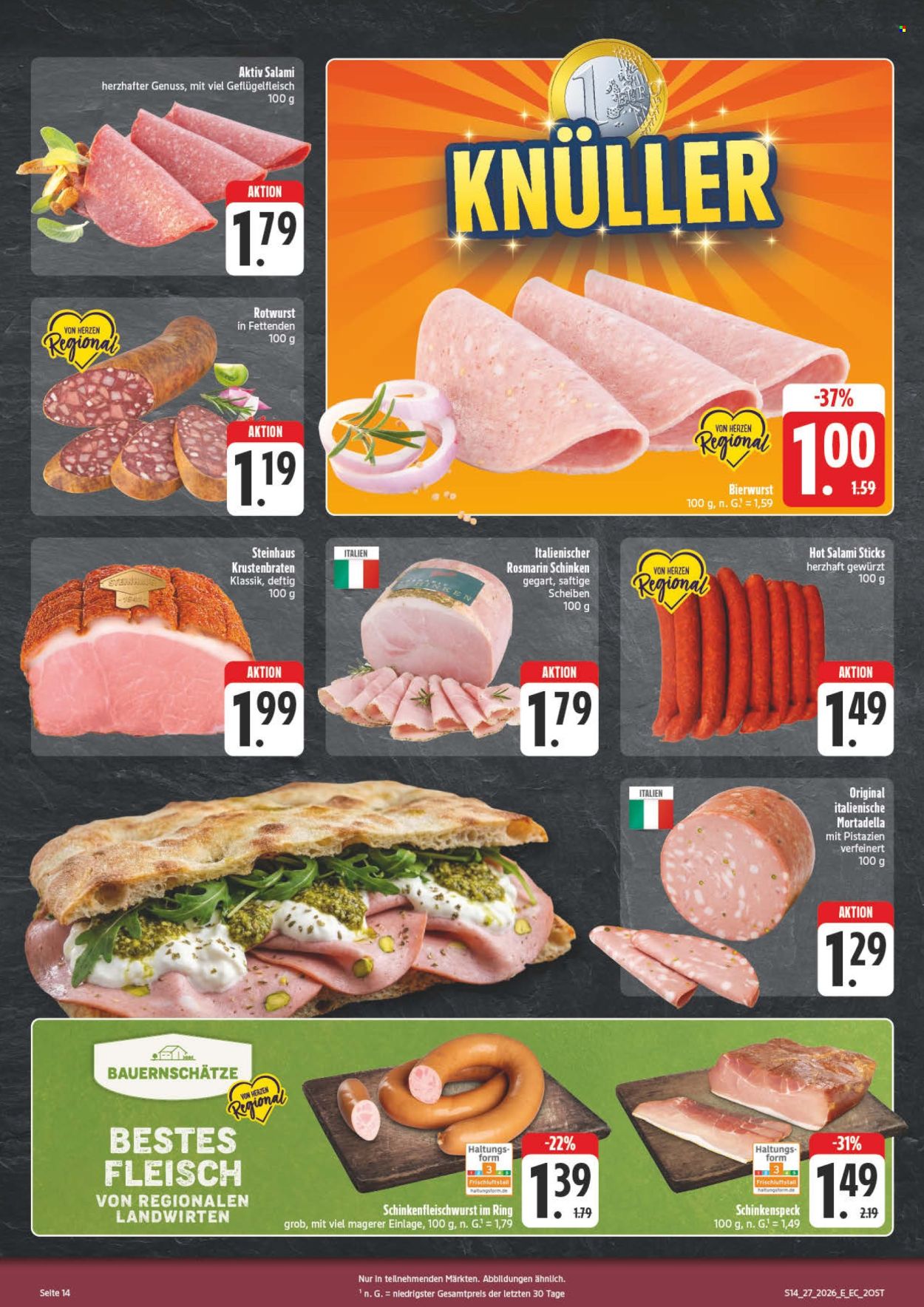 Edeka Prospekte  - 29.6.2026 - 4.7.2026. Seite 14