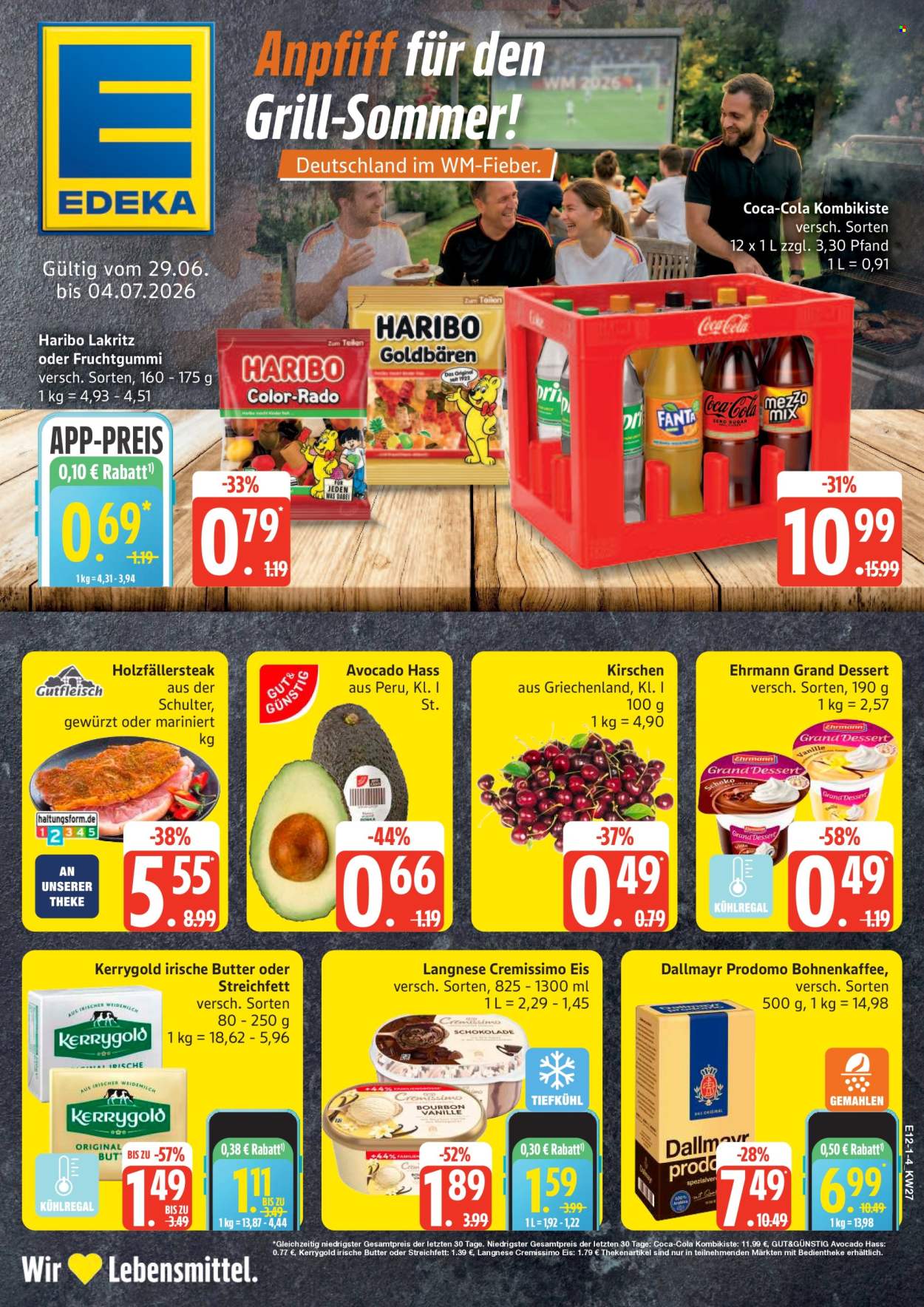 Edeka Prospekte  - 29.6.2026 - 4.7.2026. Seite 1
