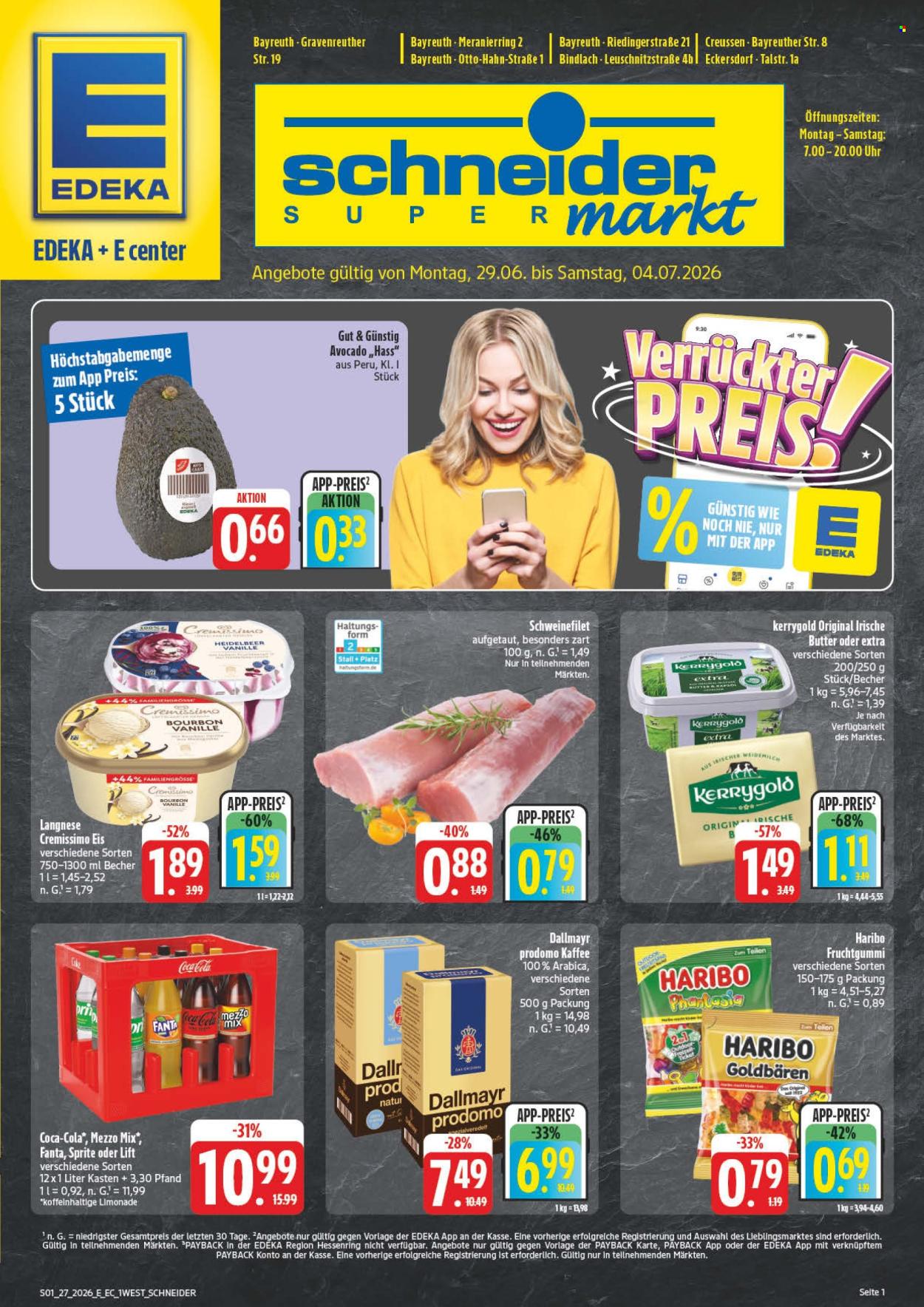Edeka Prospekte  - 29.6.2026 - 4.7.2026. Seite 1