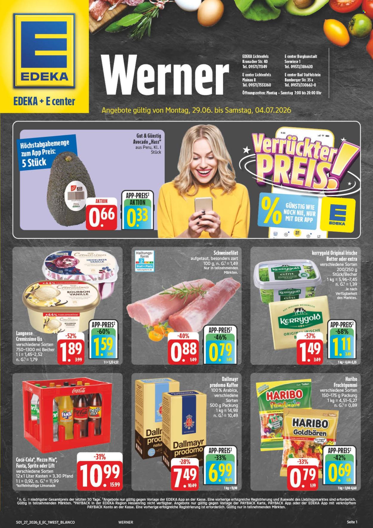 Edeka Prospekte  - 29.6.2026 - 4.7.2026. Seite 1