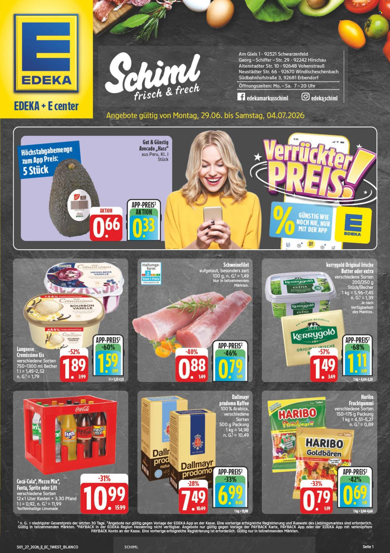 Edeka Prospekte  - 29.6.2026 - 4.7.2026. Seite 1