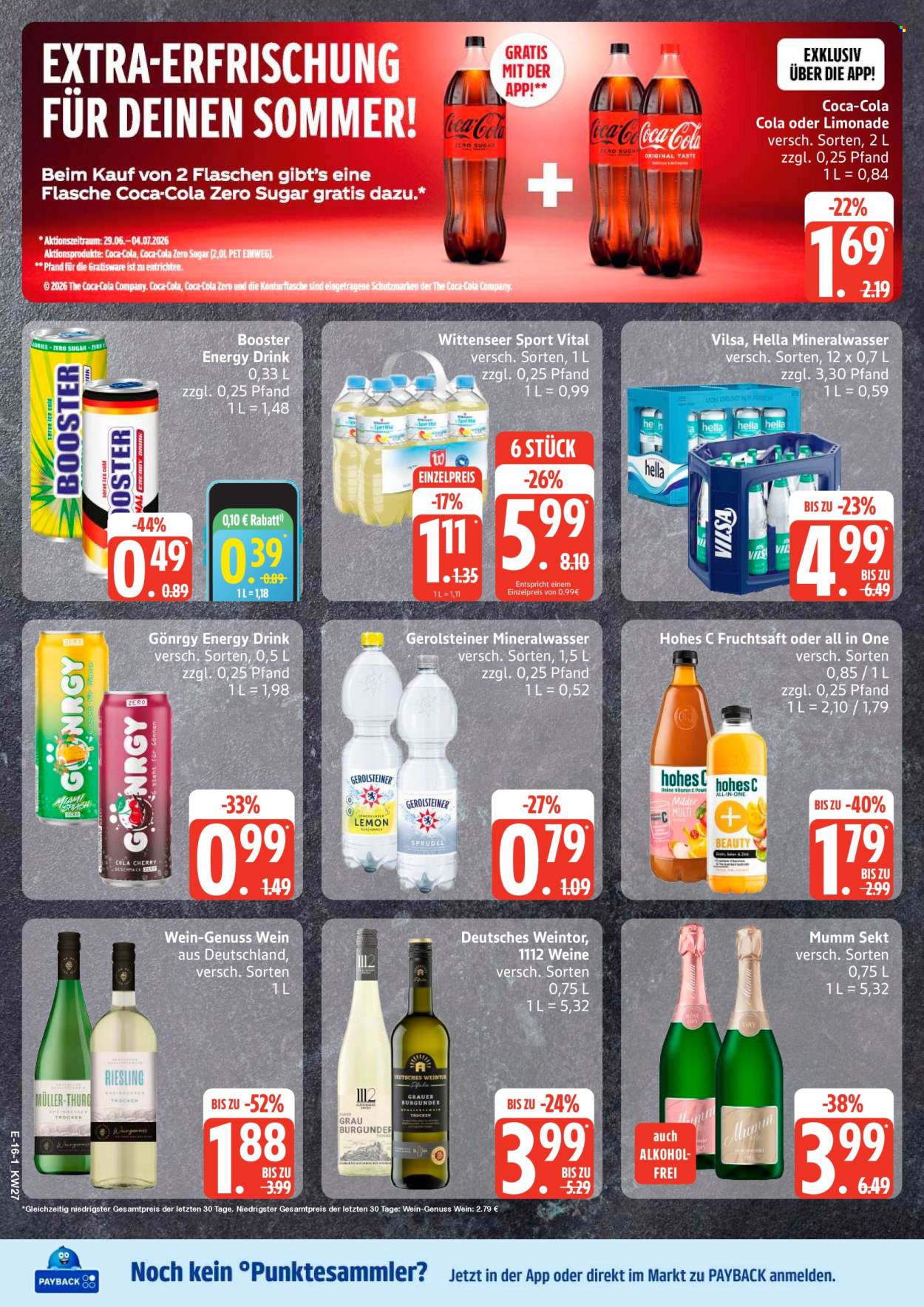 E center Prospekte  - 29.6.2026 - 4.7.2026. Seite 16