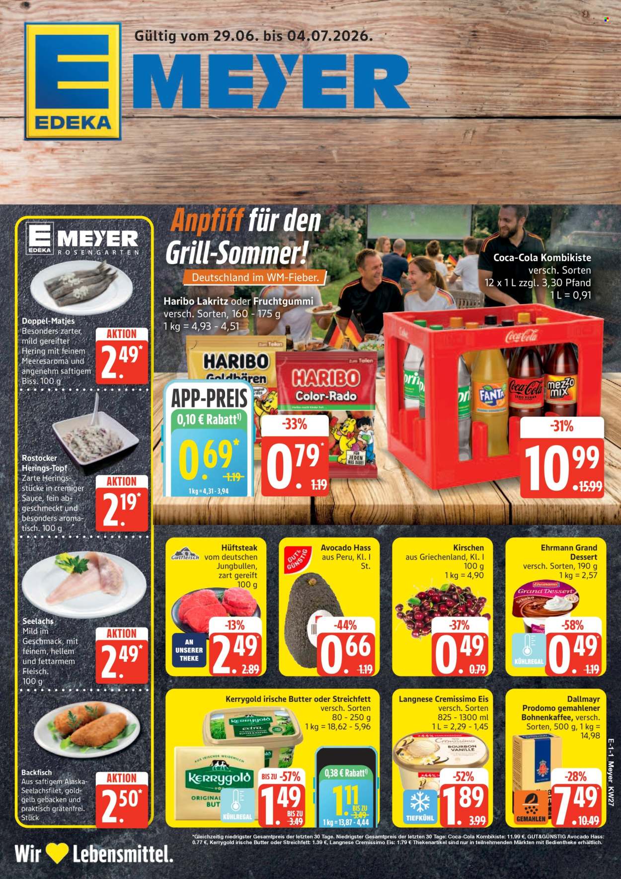 Edeka Prospekte  - 29.6.2026 - 4.7.2026. Seite 1