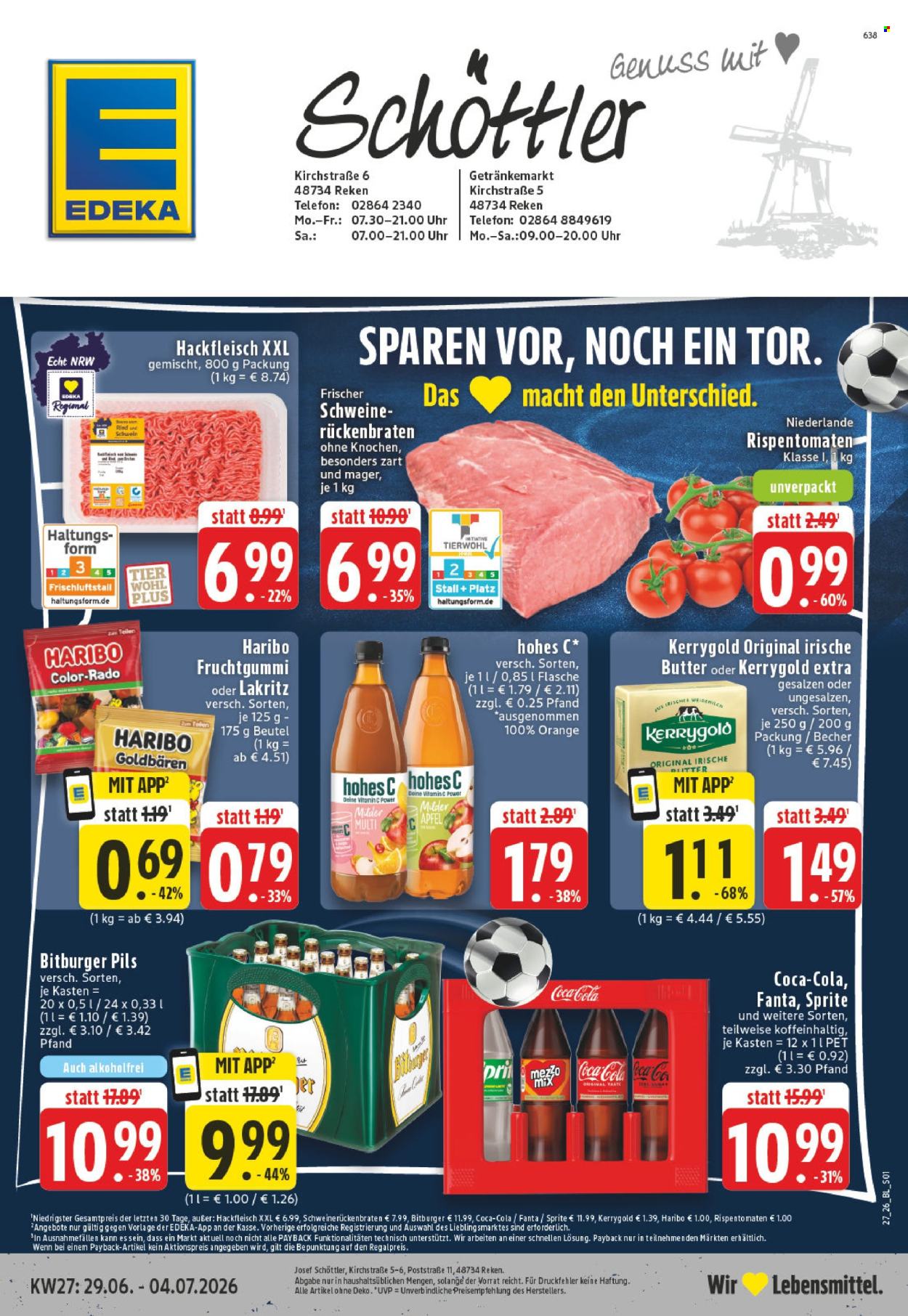 Edeka Prospekte  - 29.6.2026 - 4.7.2026. Seite 1