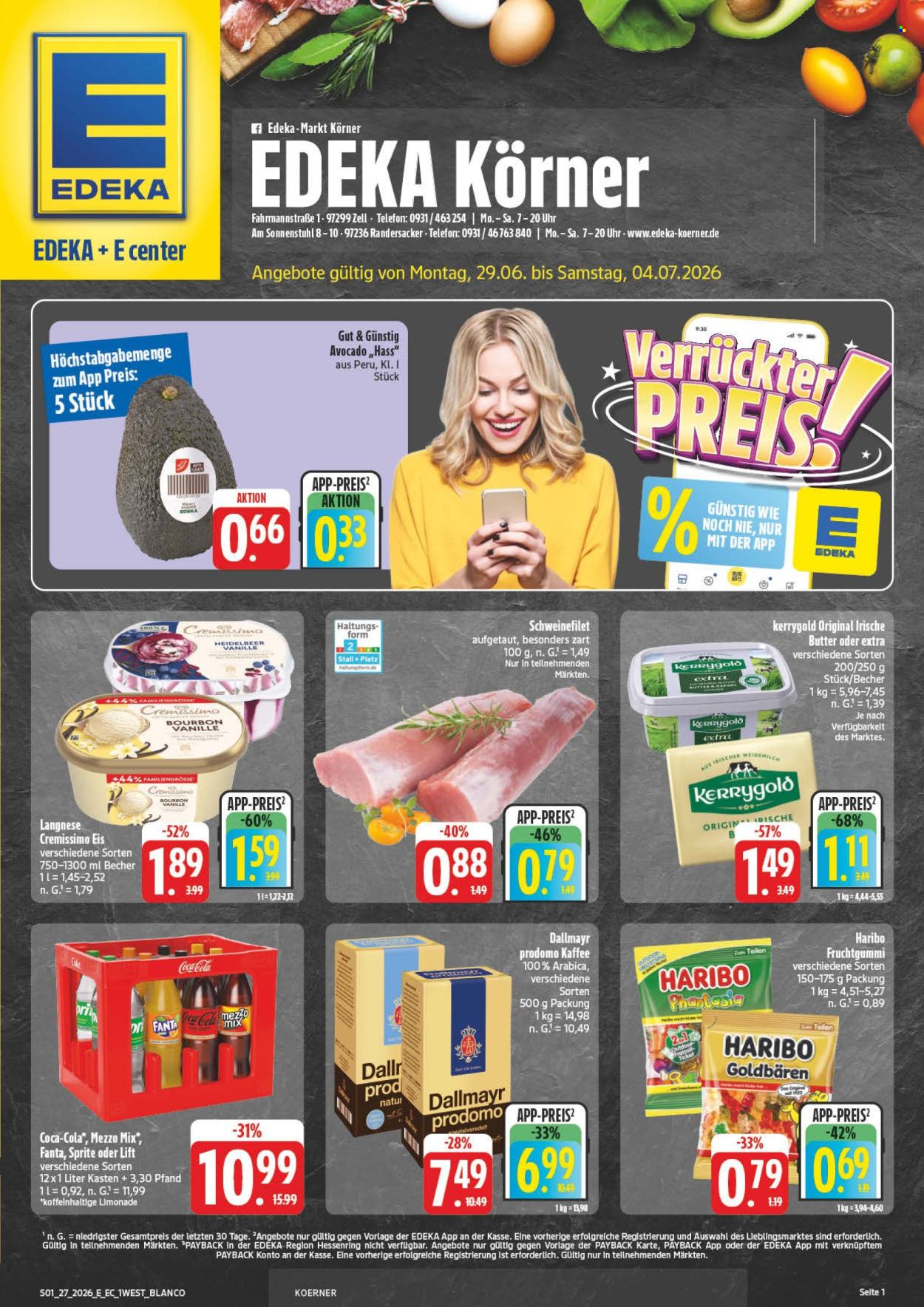 Edeka Prospekte  - 29.6.2026 - 4.7.2026. Seite 1