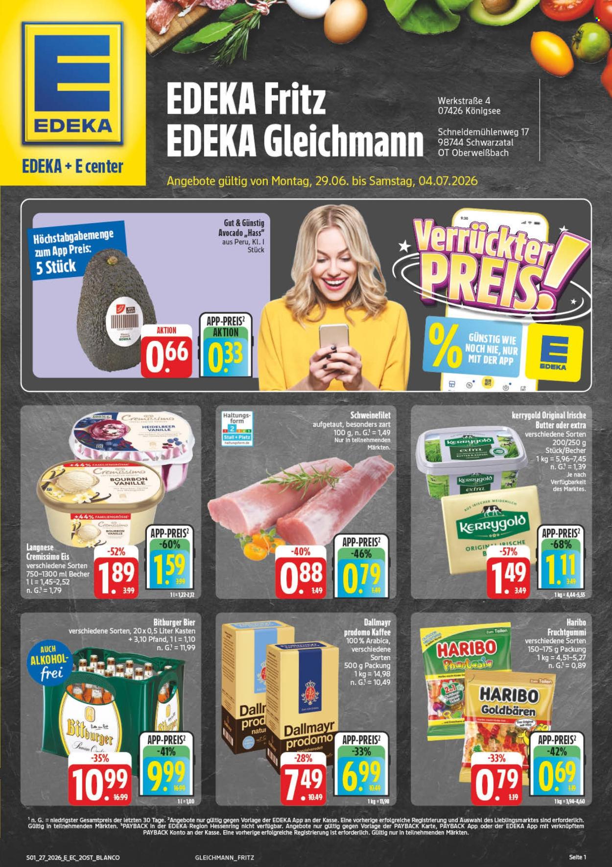 Edeka Prospekte  - 29.6.2026 - 4.7.2026. Seite 1
