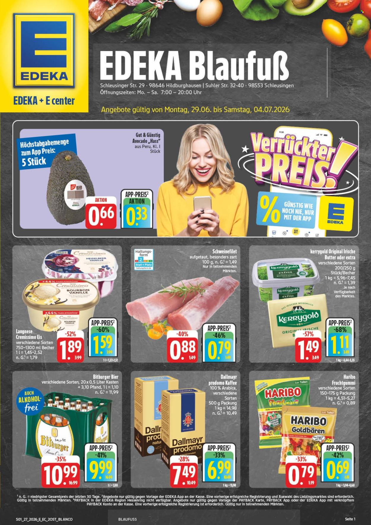 Edeka Prospekte  - 29.6.2026 - 4.7.2026. Seite 1
