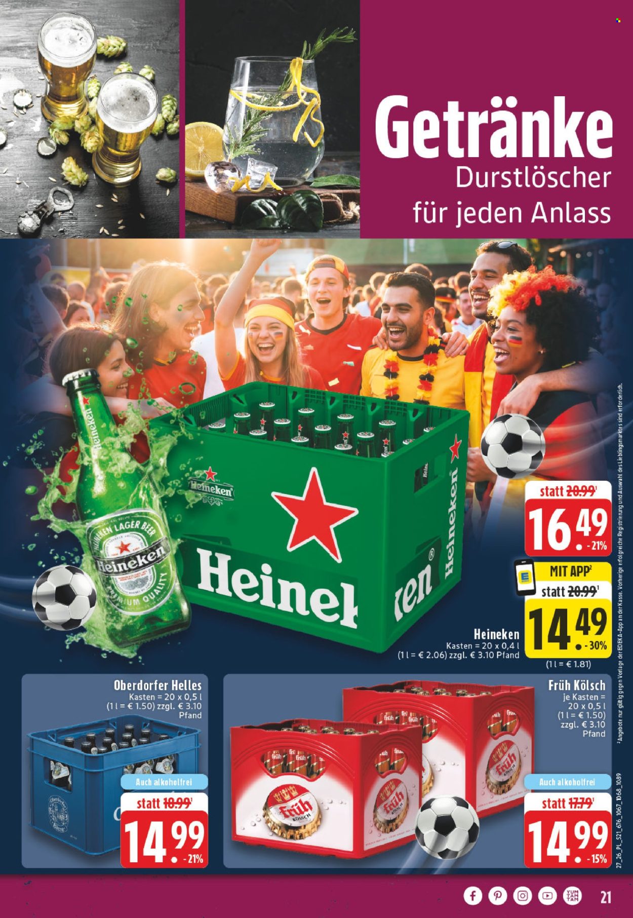 Edeka Prospekte  - 29.6.2026 - 4.7.2026. Seite 21
