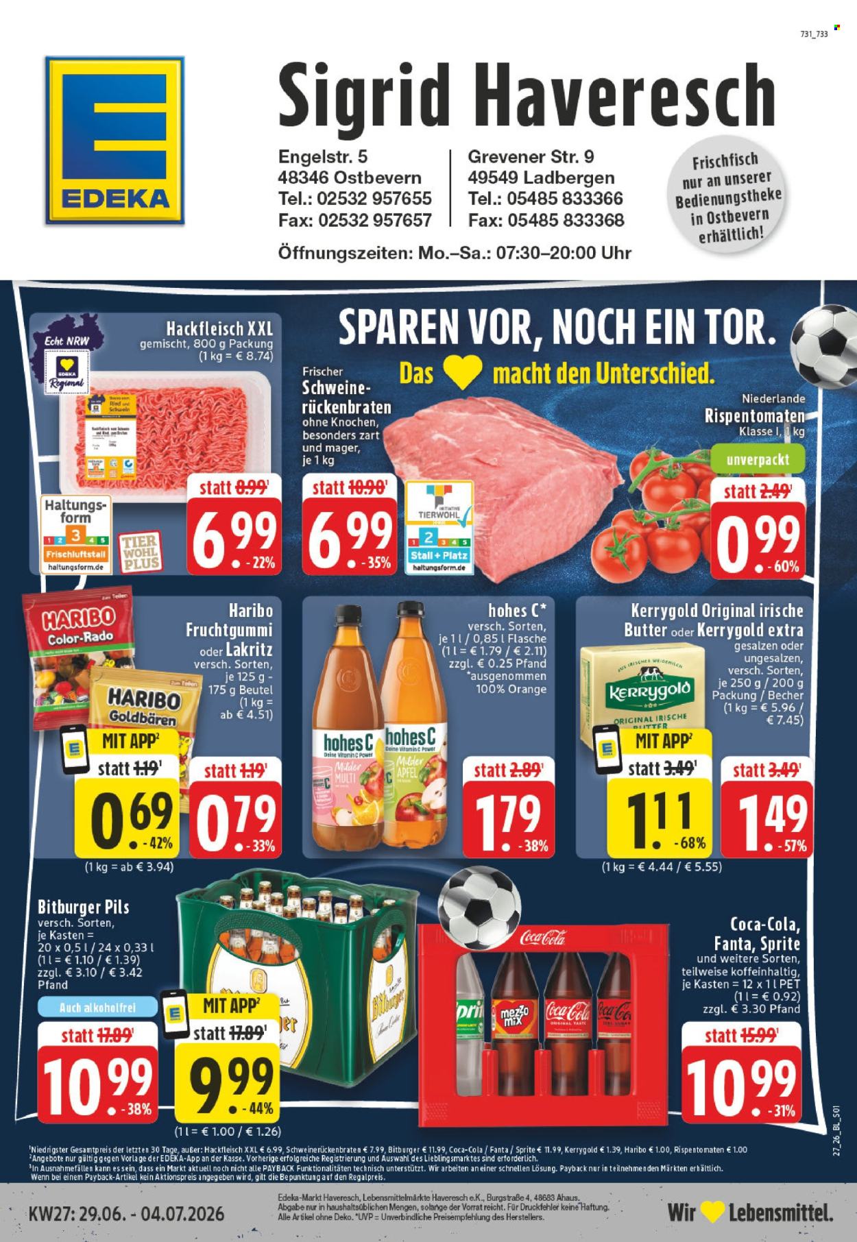 Edeka Prospekte  - 29.6.2026 - 4.7.2026. Seite 1