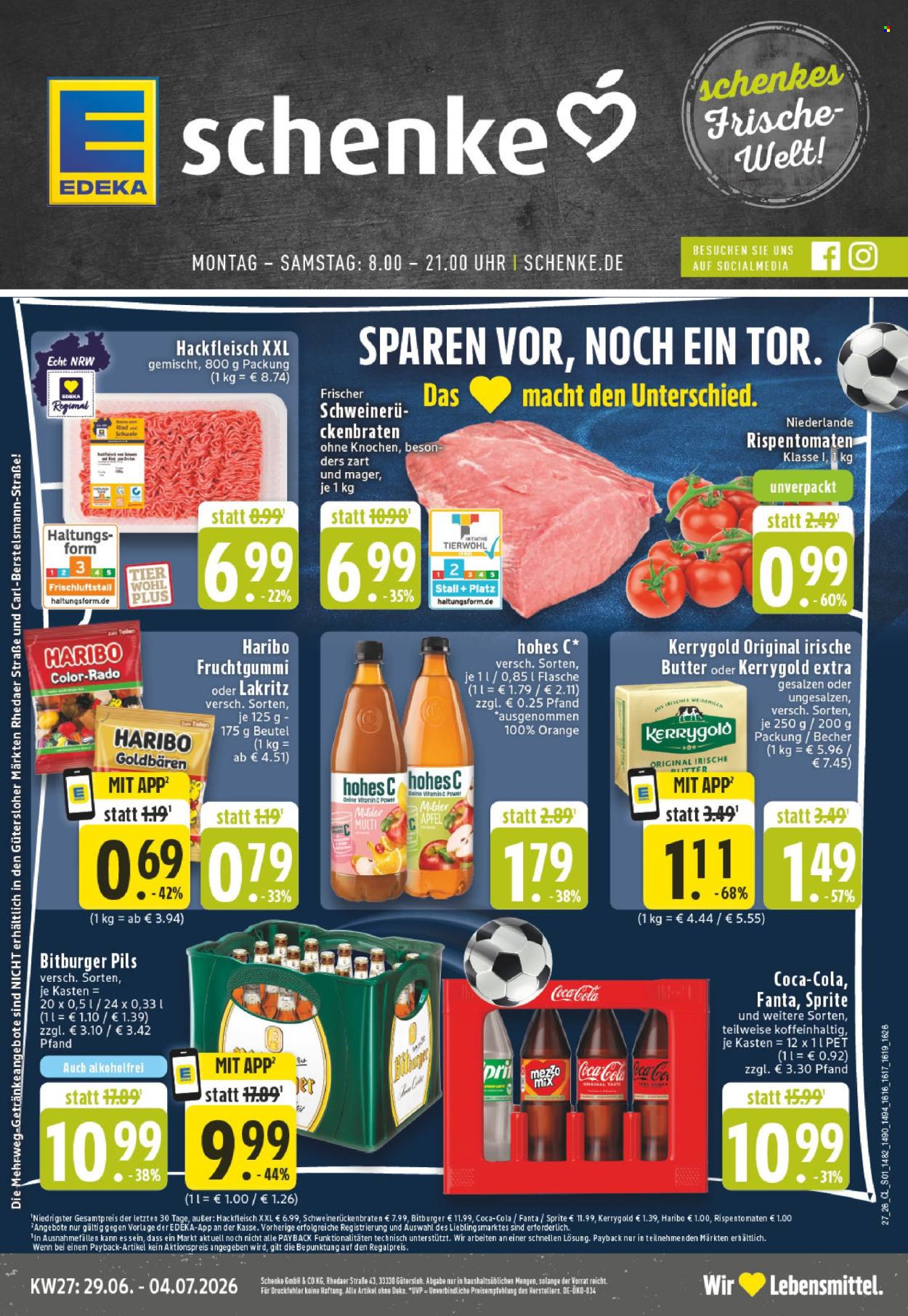 Edeka Prospekte  - 29.6.2026 - 4.7.2026. Seite 1
