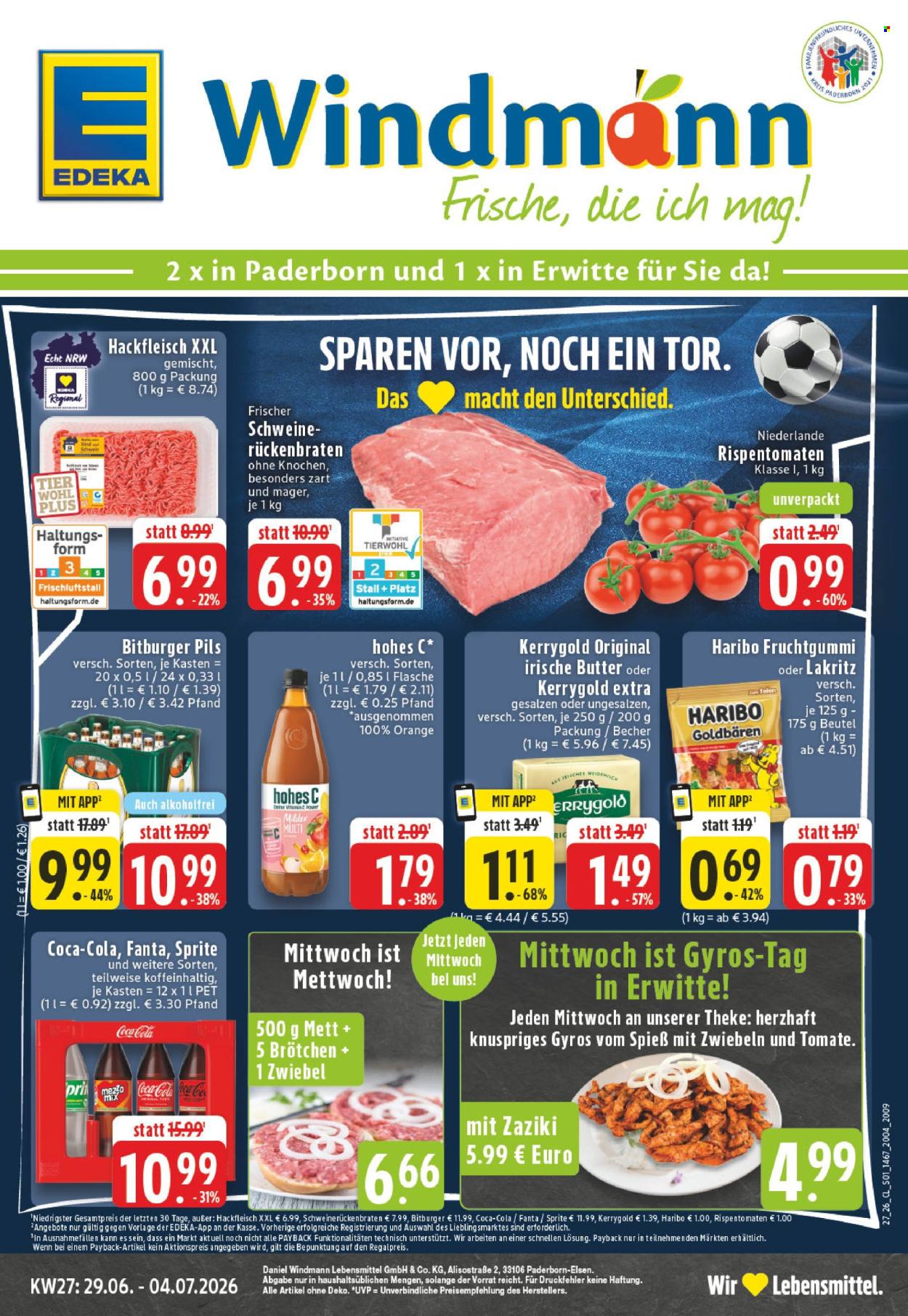Edeka Prospekte  - 29.6.2026 - 4.7.2026. Seite 1