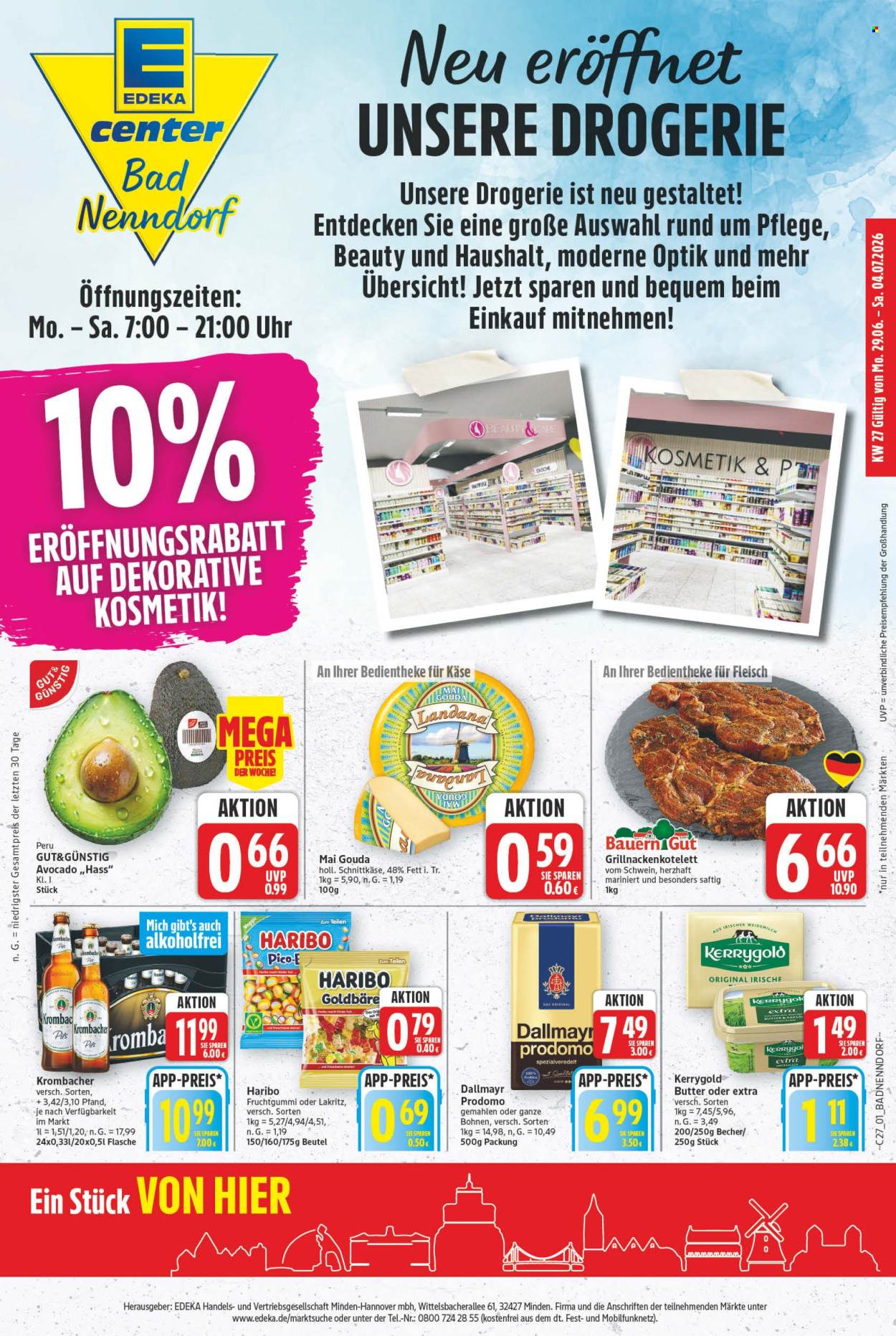E center Prospekte  - 29.6.2026 - 4.7.2026. Seite 1
