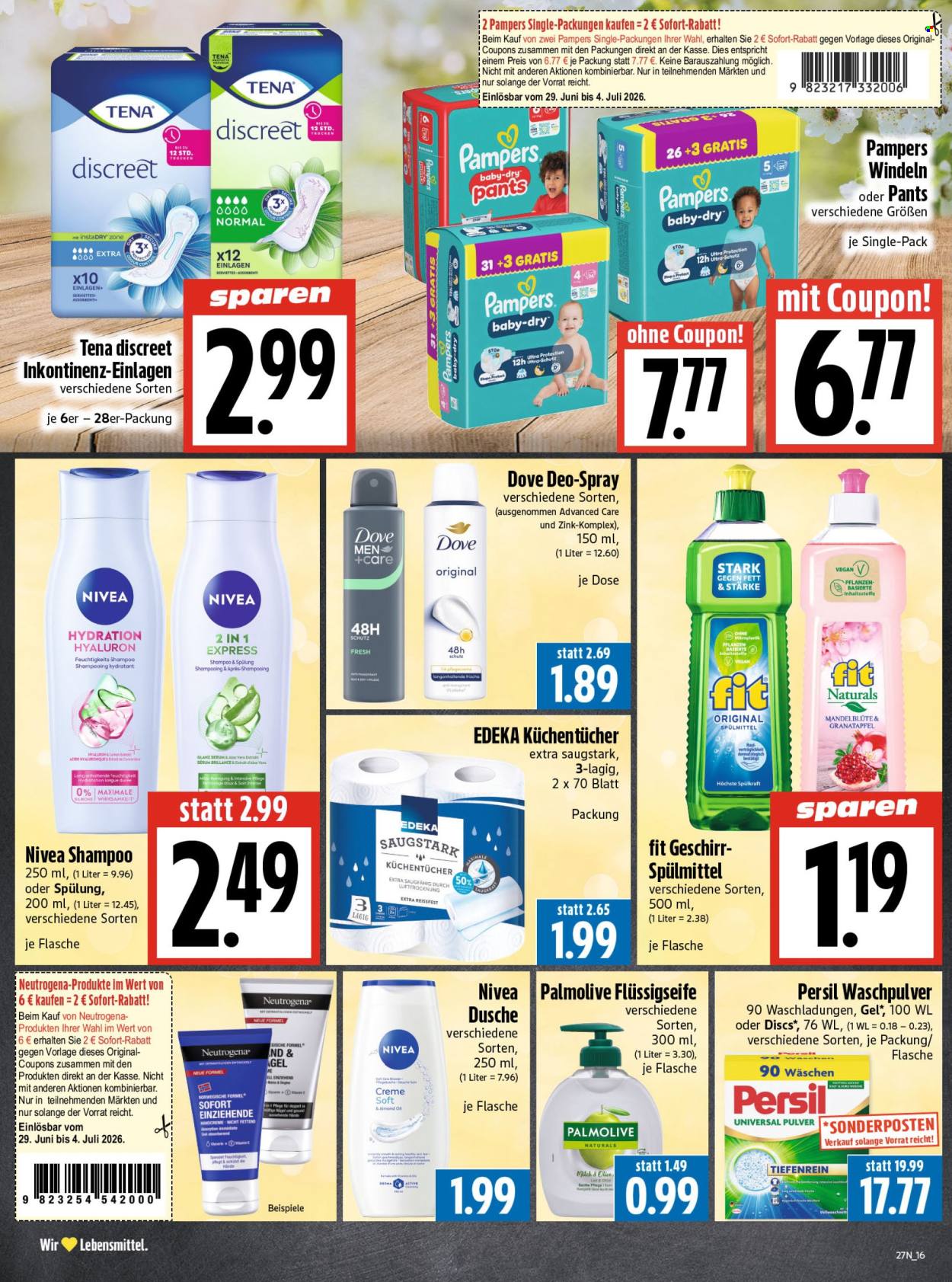 Edeka Prospekte  - 29.6.2026 - 4.7.2026. Seite 16