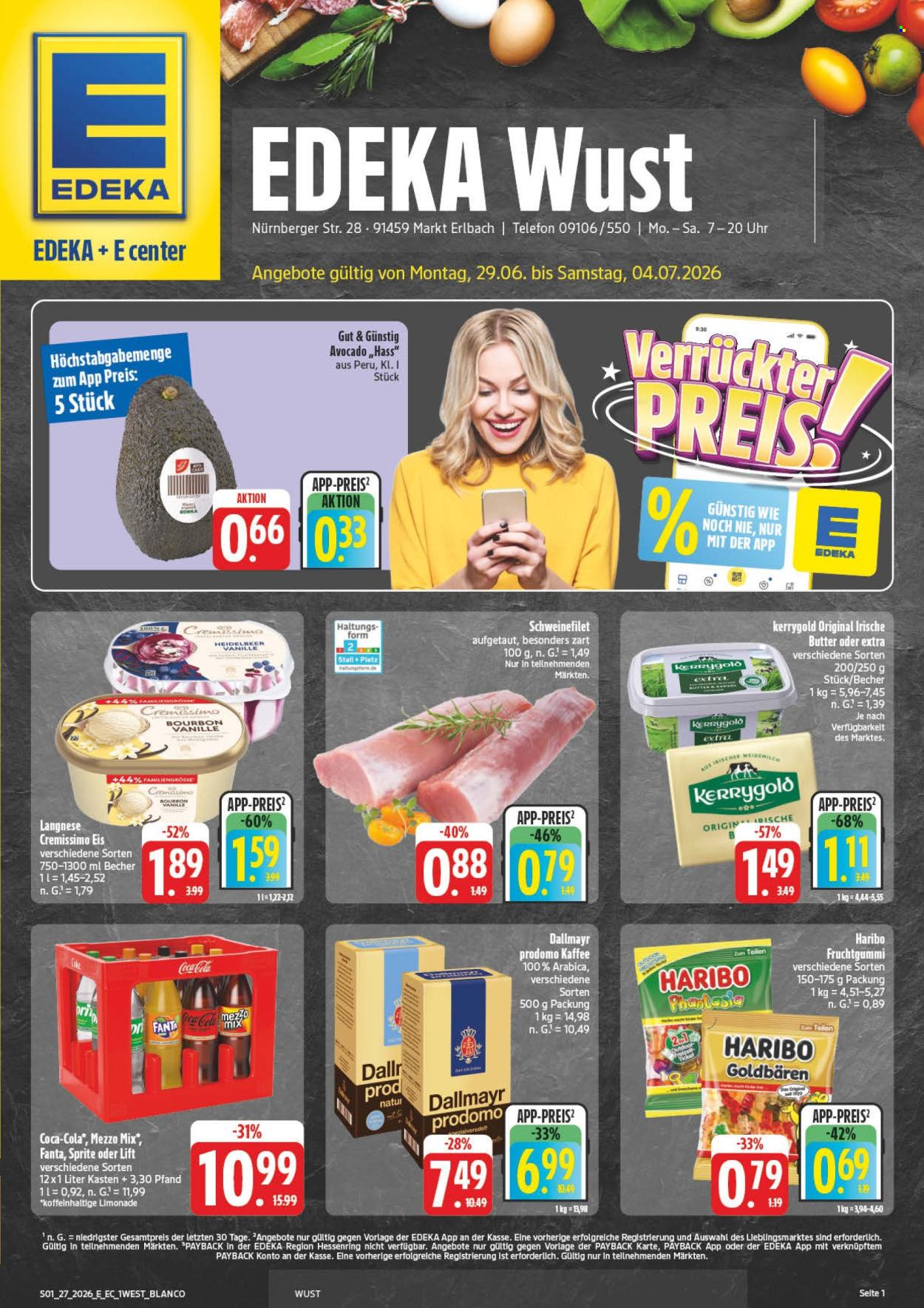 Edeka Prospekte  - 29.6.2026 - 4.7.2026. Seite 1