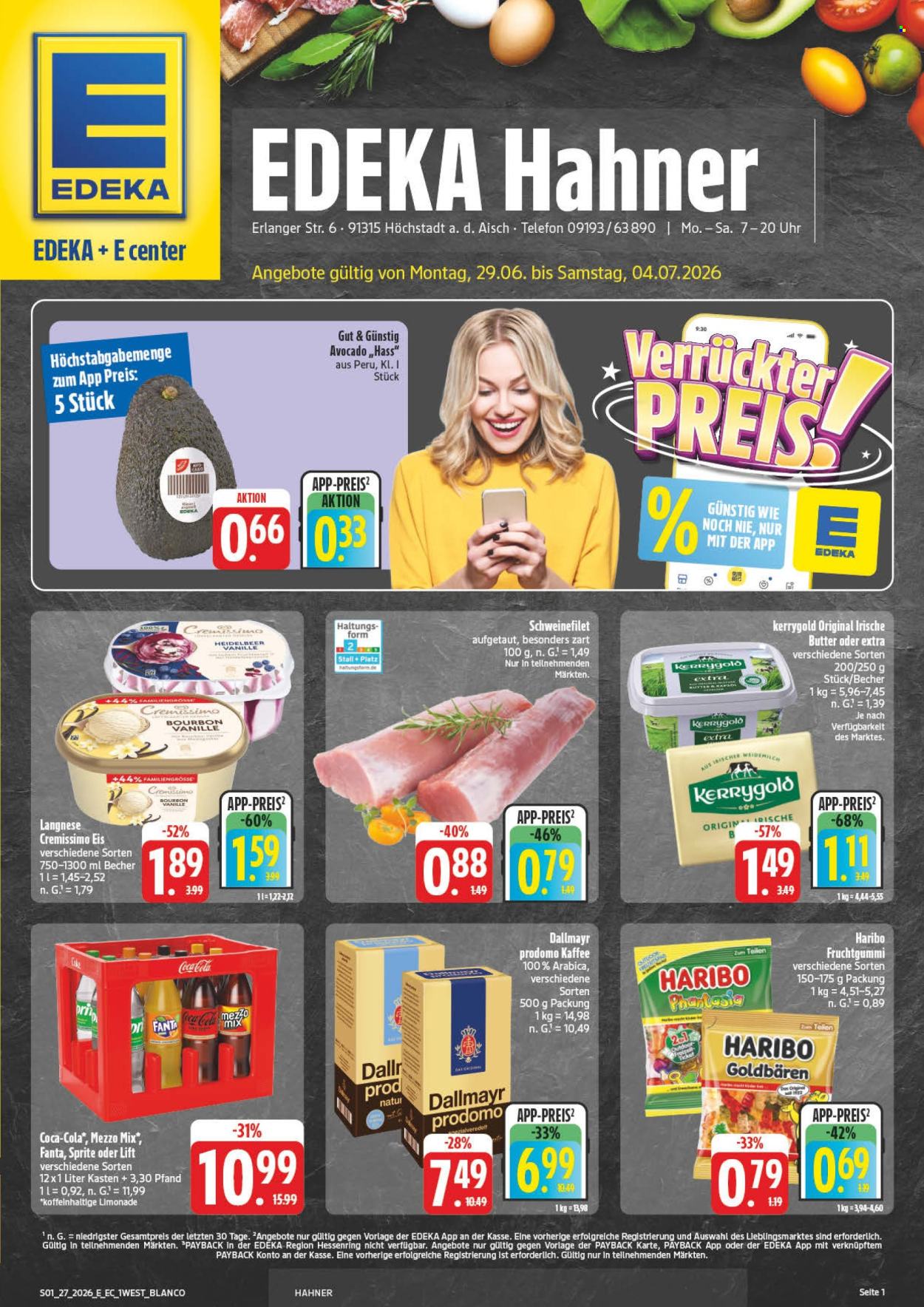 Edeka Prospekte  - 29.6.2026 - 4.7.2026. Seite 1