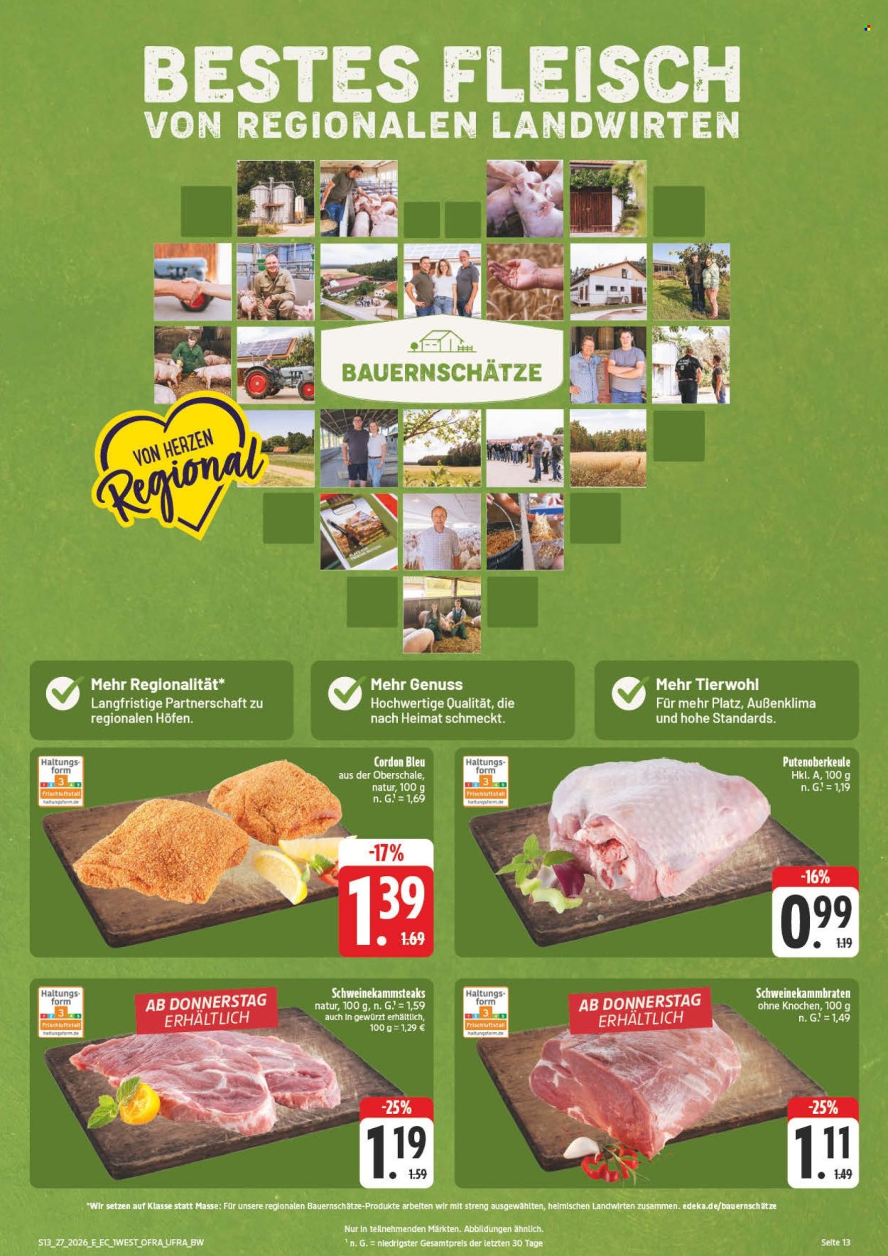 Edeka Prospekte  - 29.6.2026 - 4.7.2026. Seite 13