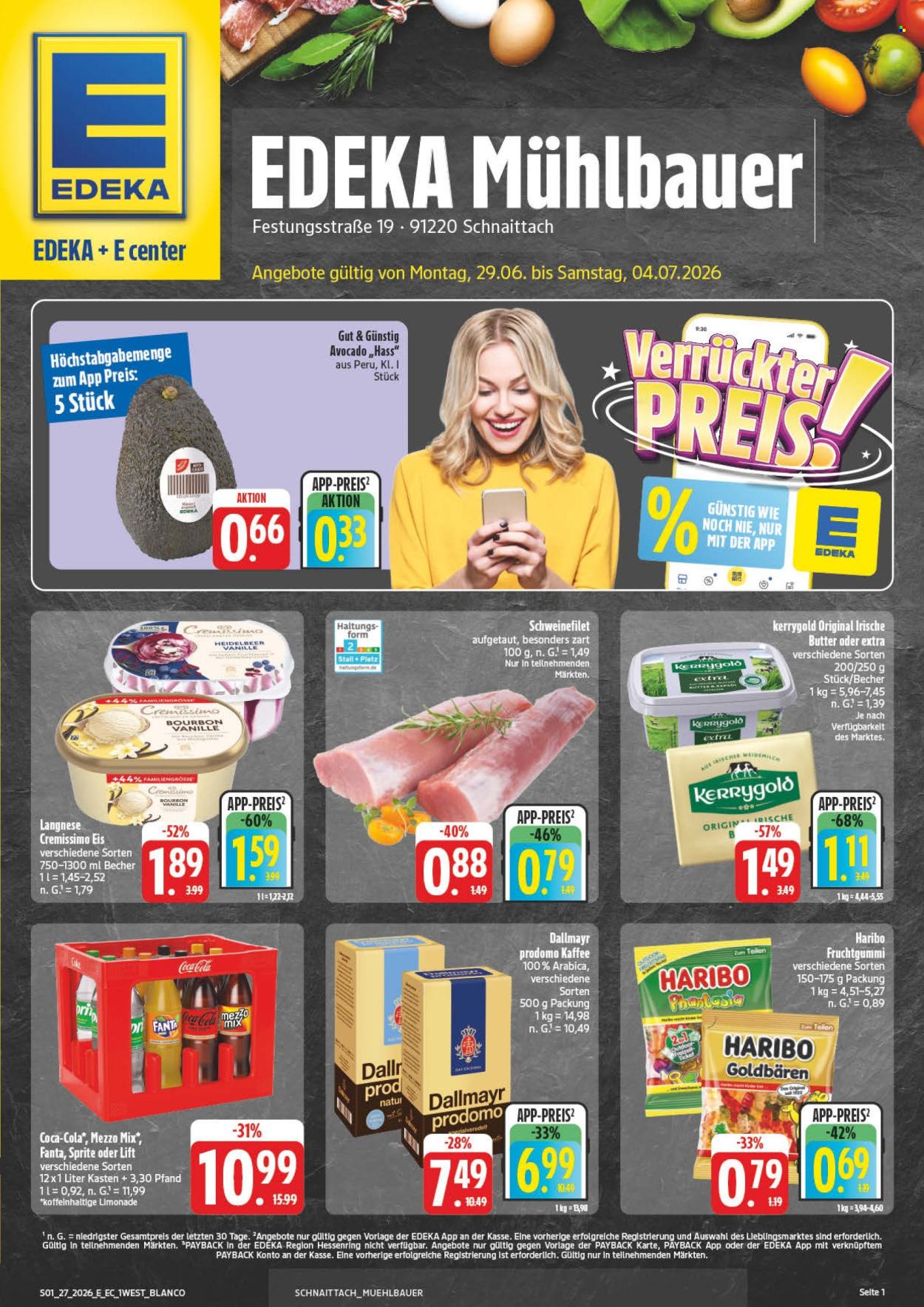 Edeka Prospekte  - 29.6.2026 - 4.7.2026. Seite 1
