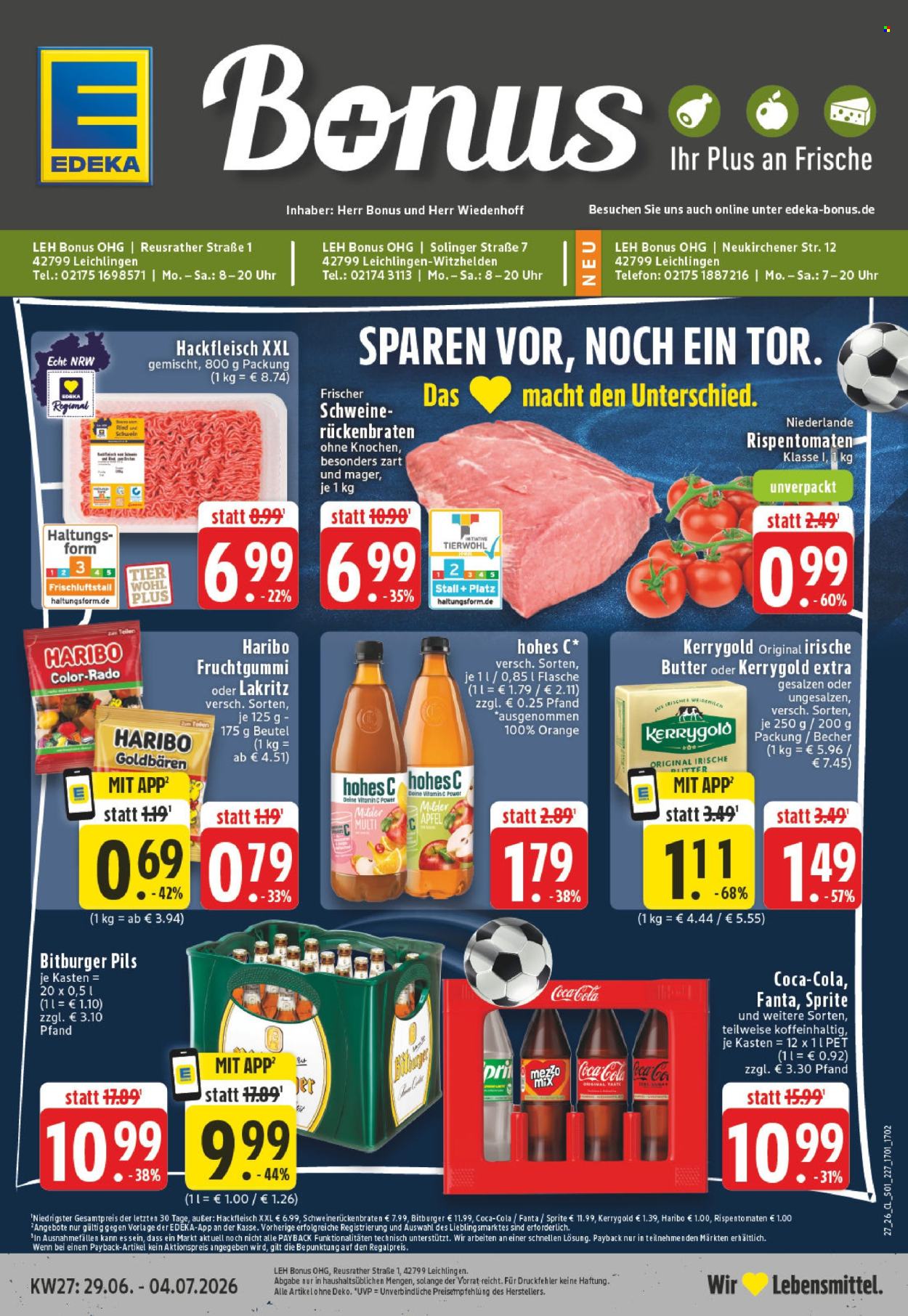 Edeka Prospekte  - 29.6.2026 - 4.7.2026. Seite 1