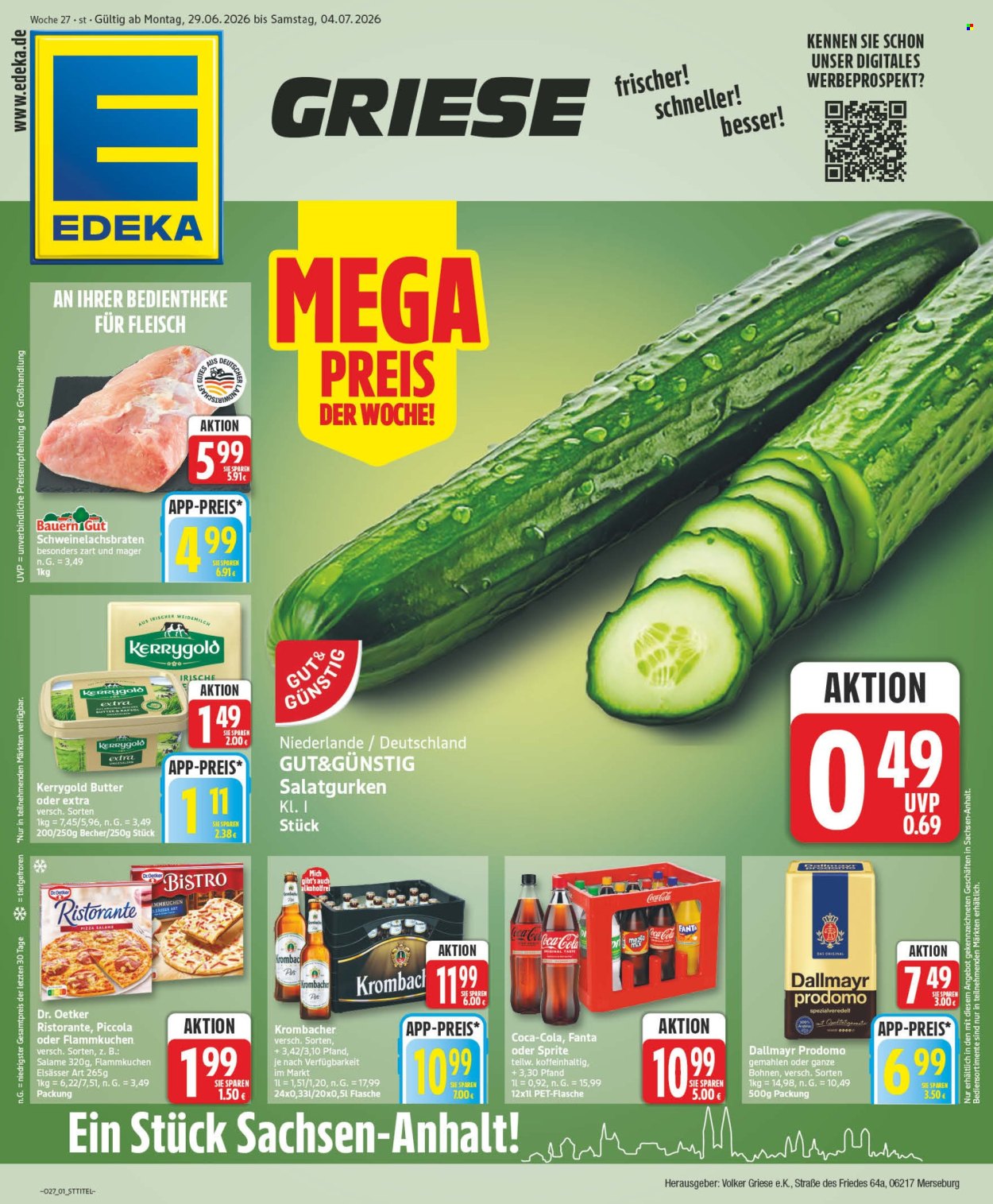 Edeka Prospekte  - 29.6.2026 - 4.7.2026. Seite 1