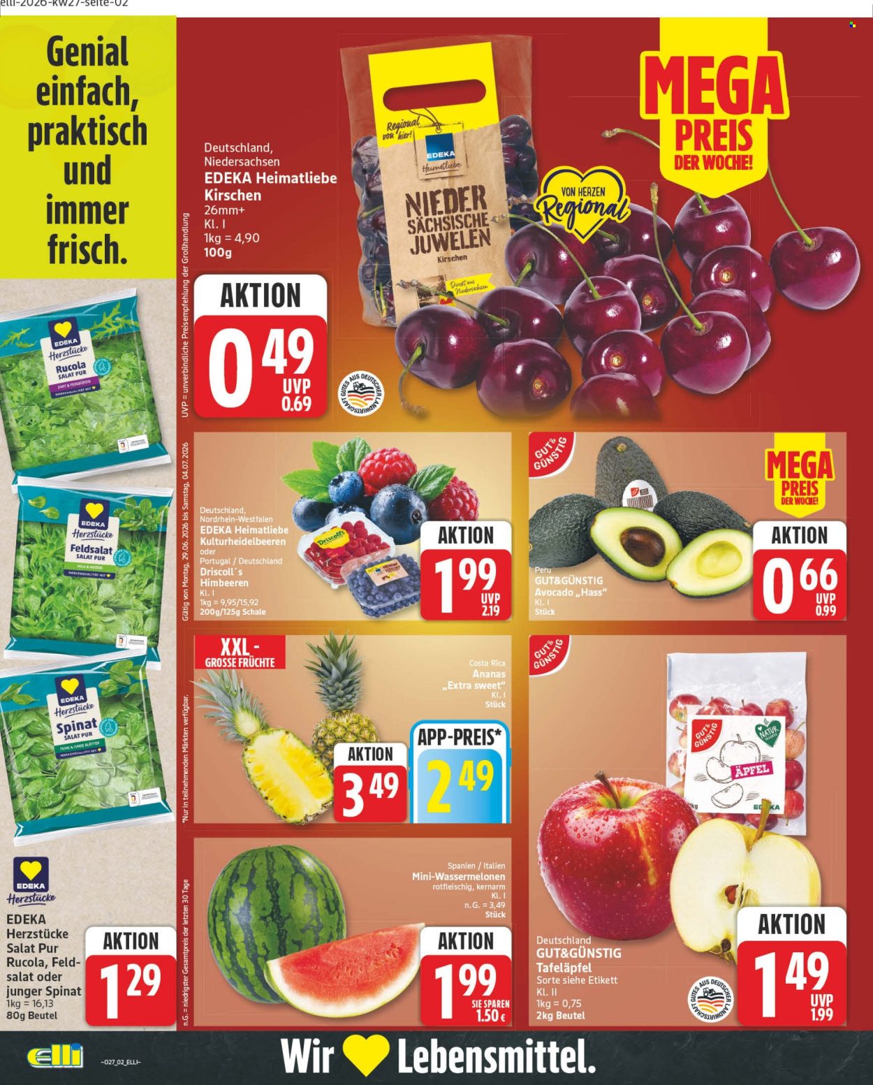 Edeka Prospekte  - 29.6.2026 - 4.7.2026. Seite 2