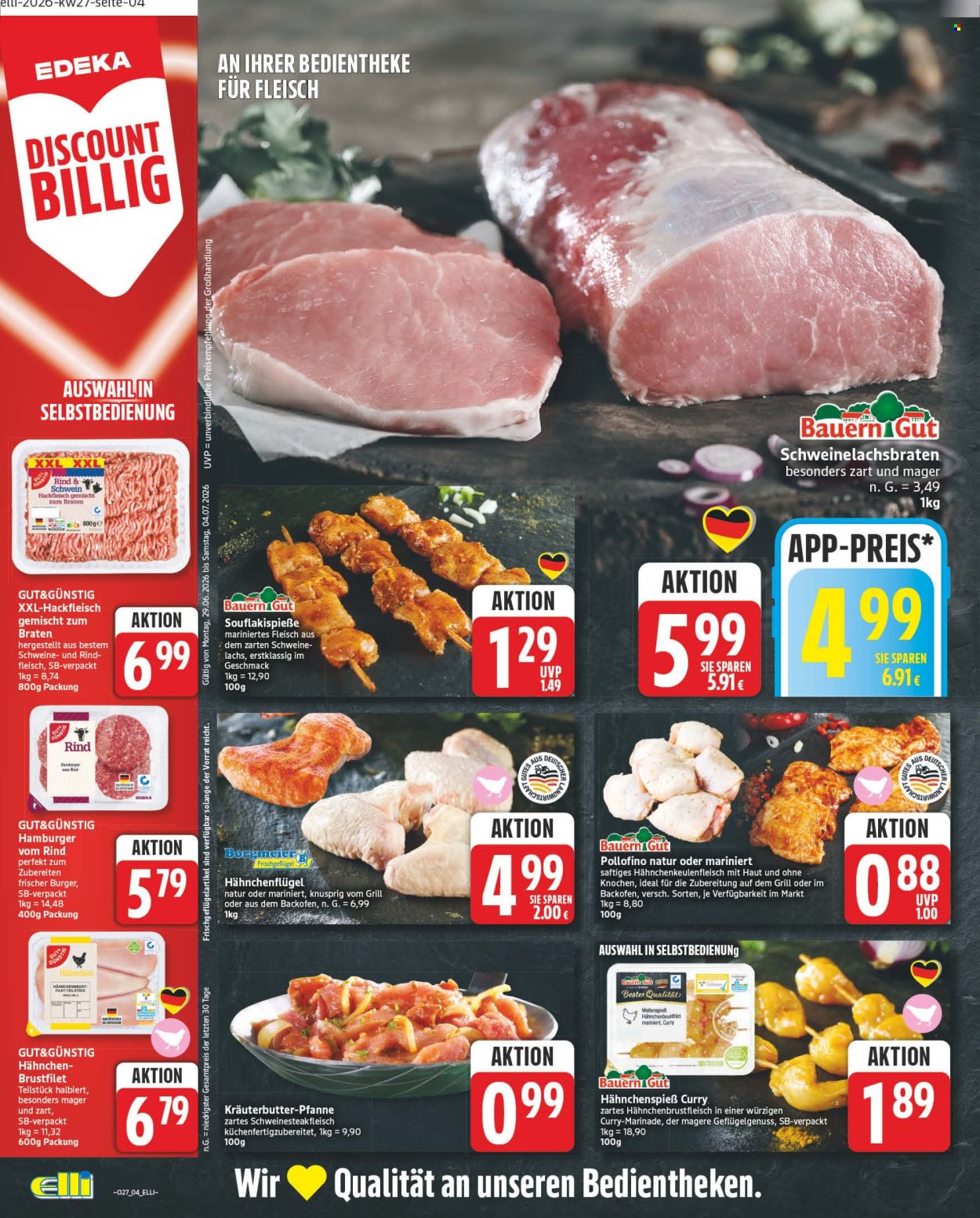 Edeka Prospekte  - 29.6.2026 - 4.7.2026. Seite 4