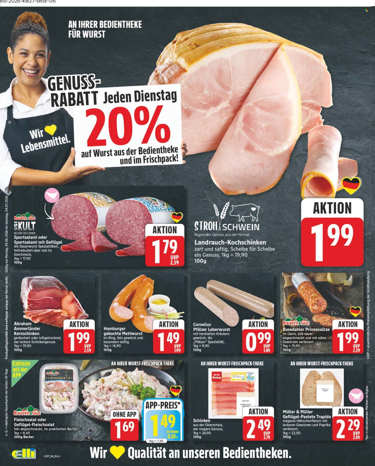 Edeka Prospekte  - 29.6.2026 - 4.7.2026. Seite 6