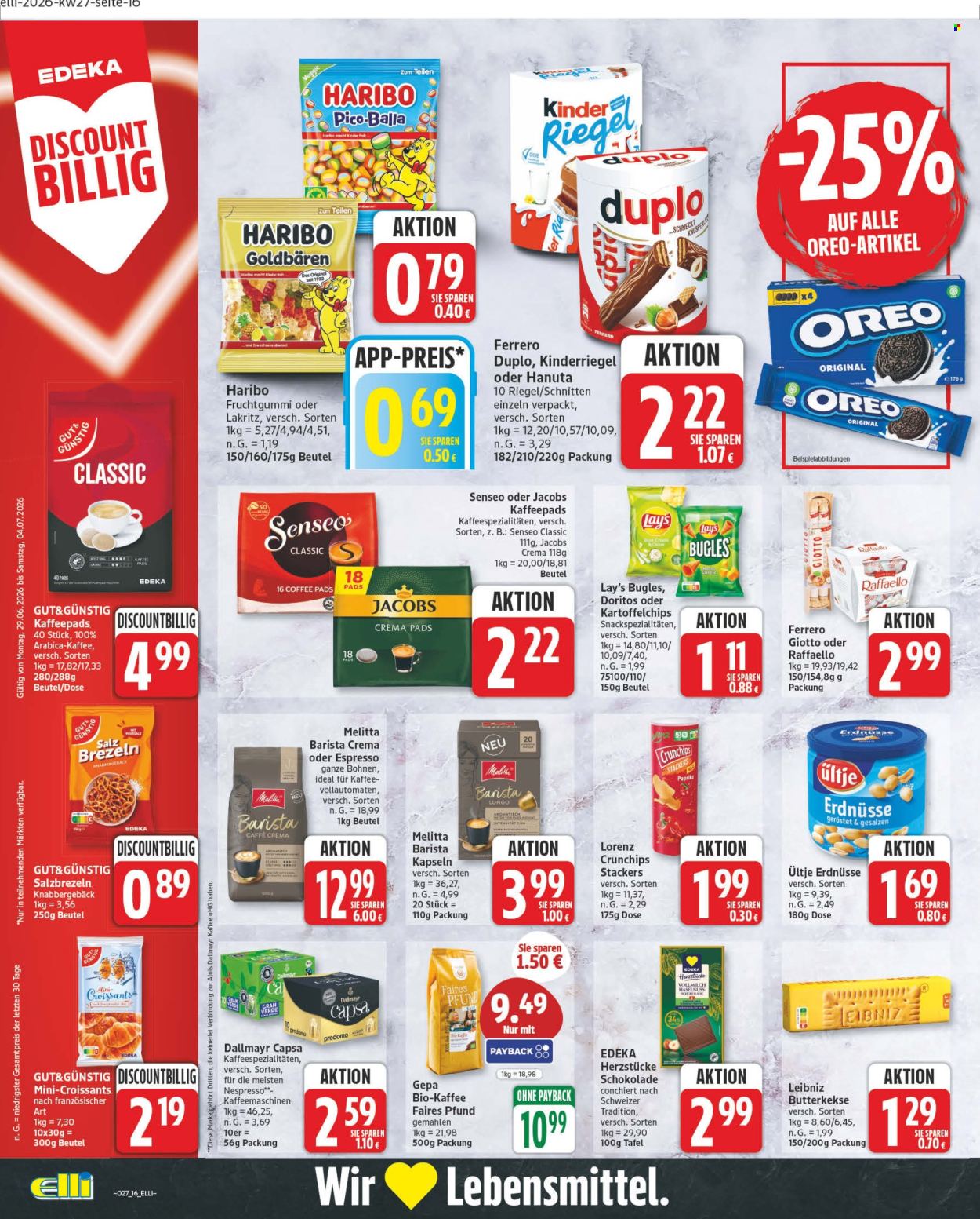 Edeka Prospekte  - 29.6.2026 - 4.7.2026. Seite 16