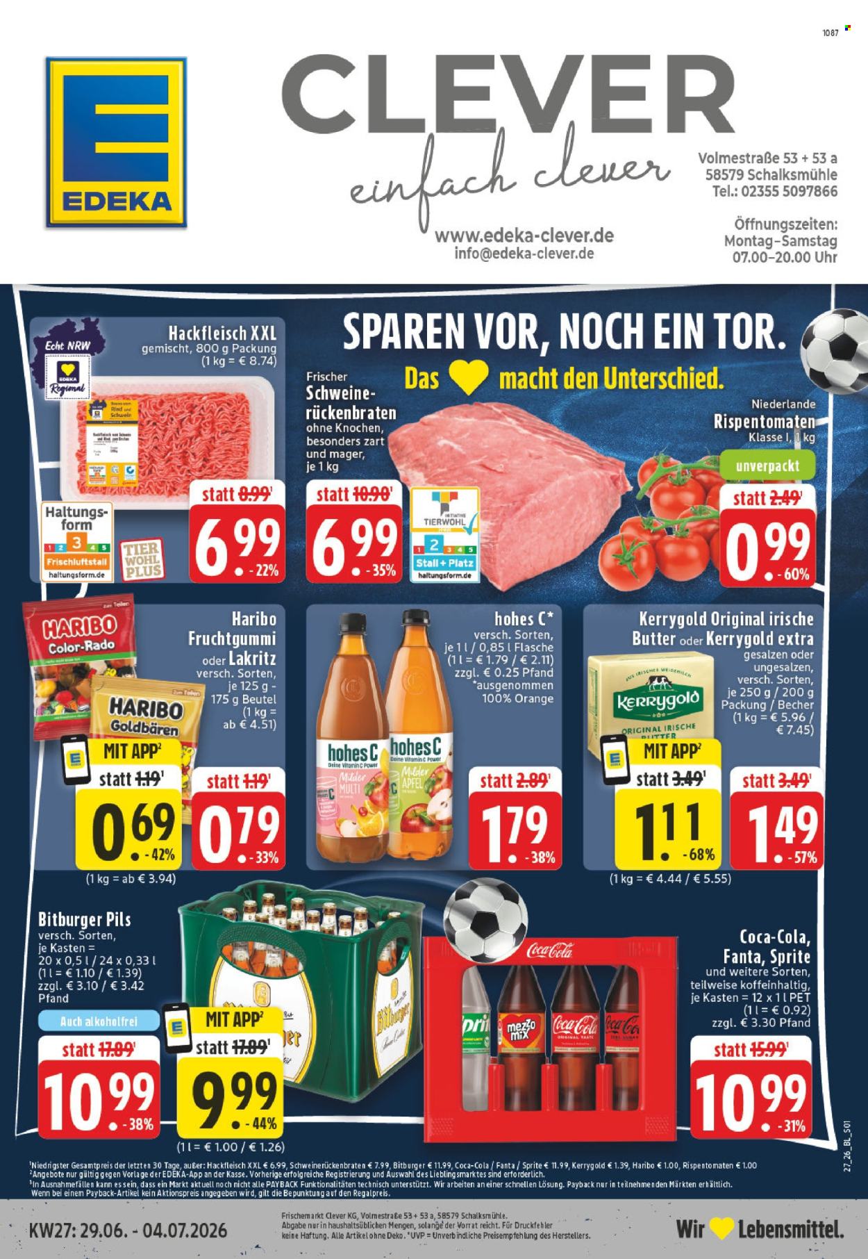 Edeka Prospekte  - 29.6.2026 - 4.7.2026. Seite 1