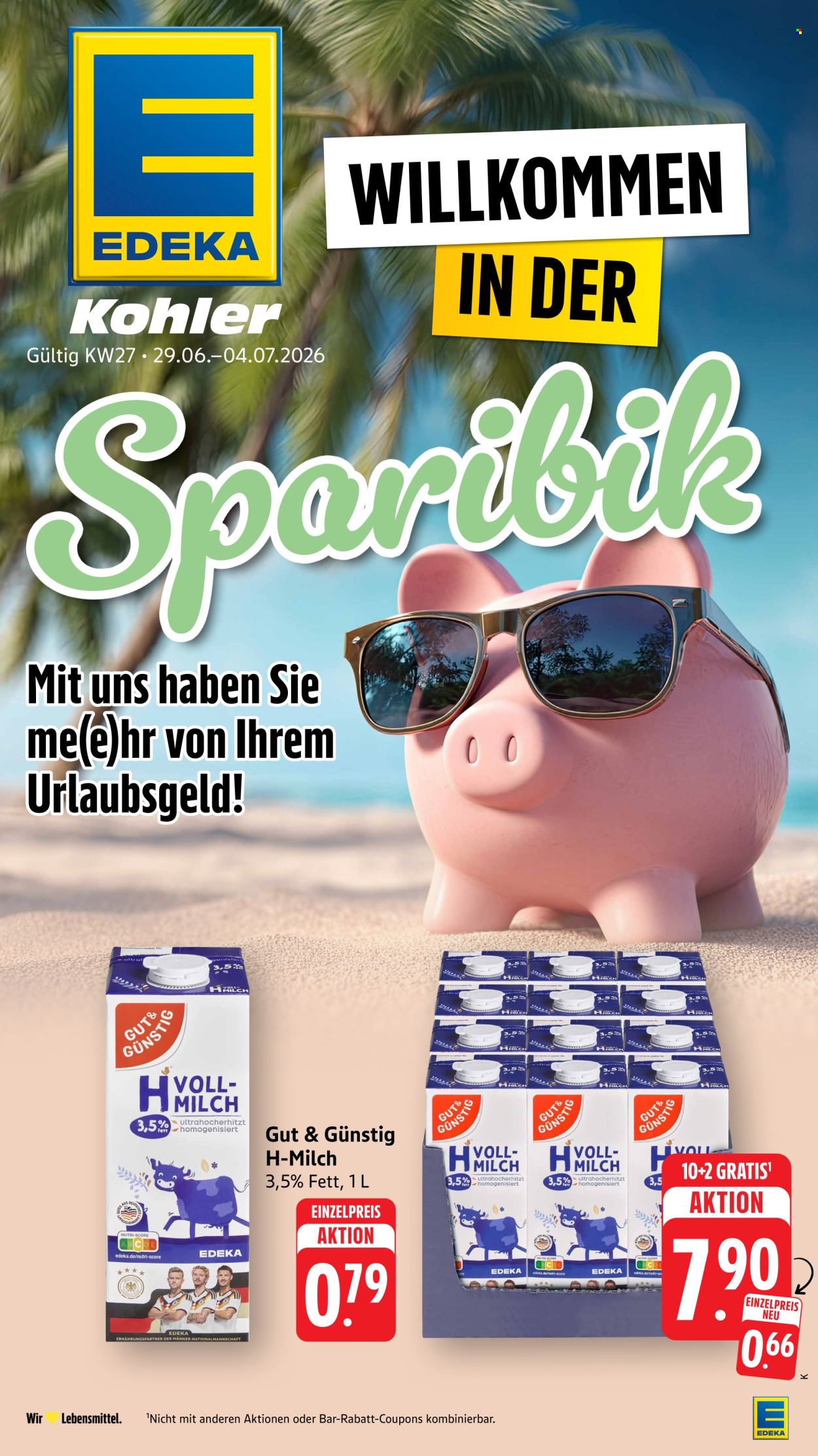 E center Prospekte  - 29.6.2026 - 4.7.2026. Seite 1