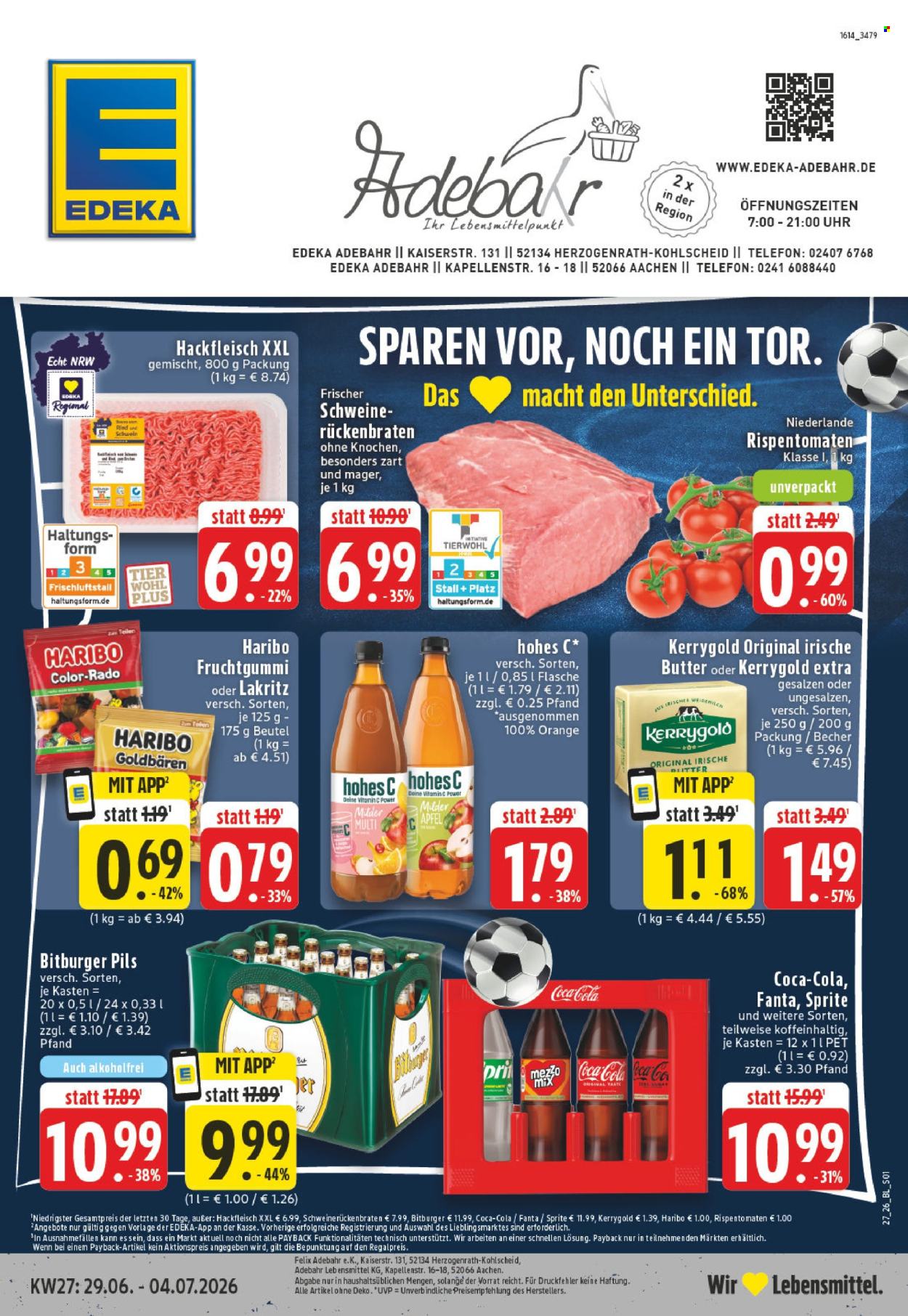 Edeka Prospekte  - 29.6.2026 - 4.7.2026. Seite 1