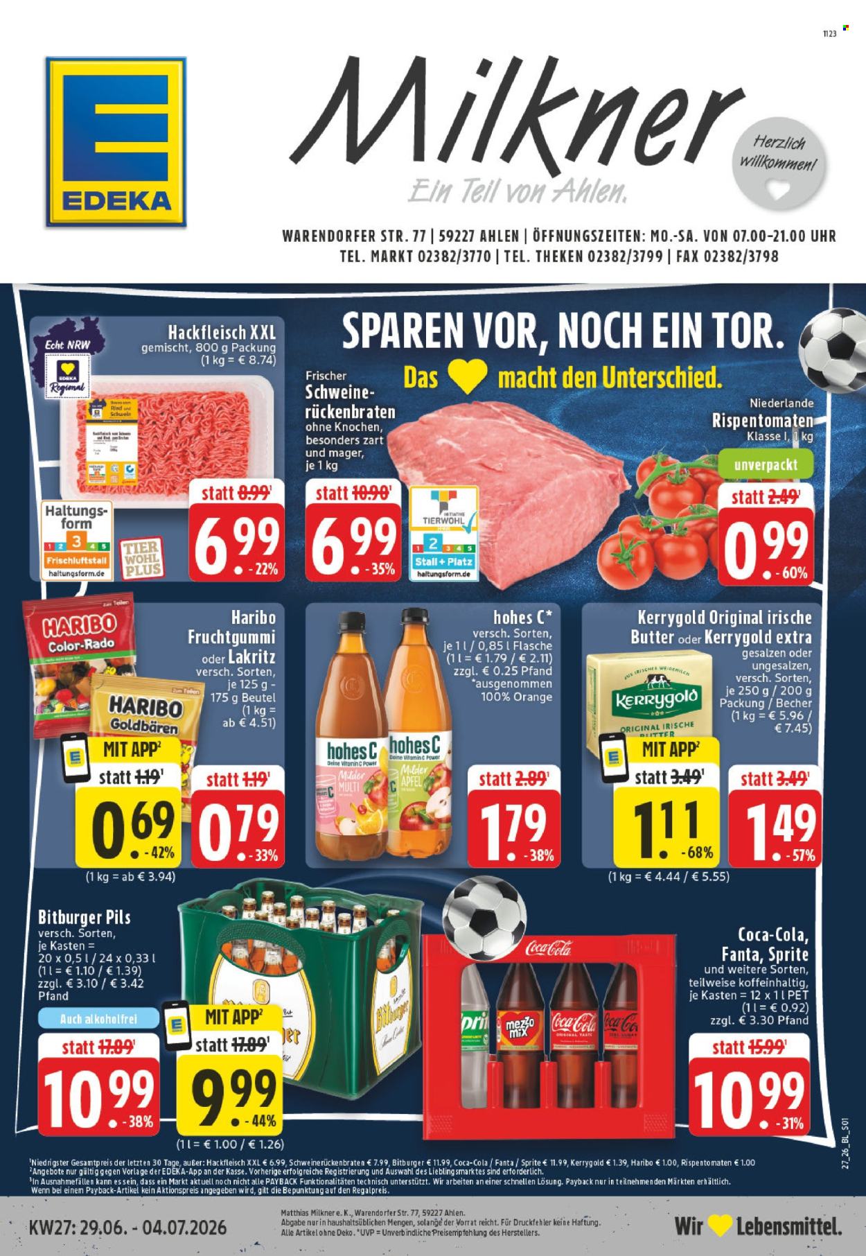 Edeka Prospekte  - 29.6.2026 - 4.7.2026. Seite 1