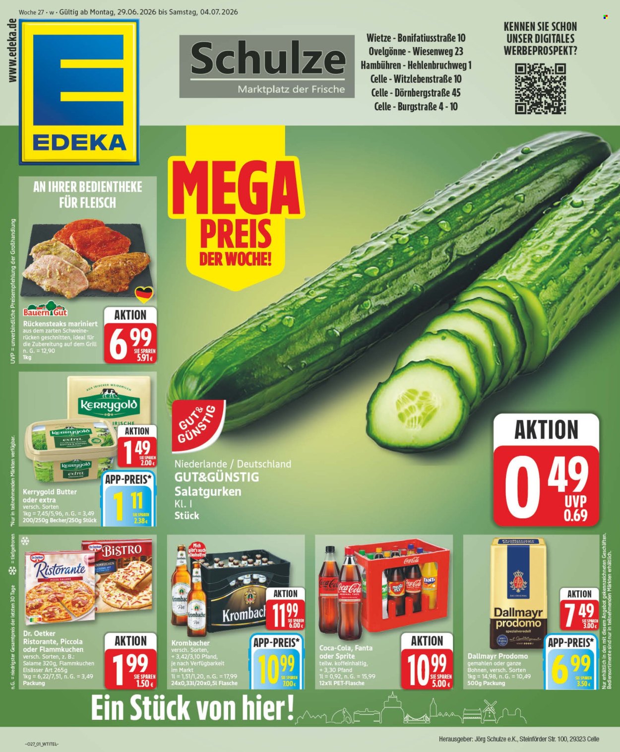 Edeka Prospekte  - 29.6.2026 - 4.7.2026. Seite 1