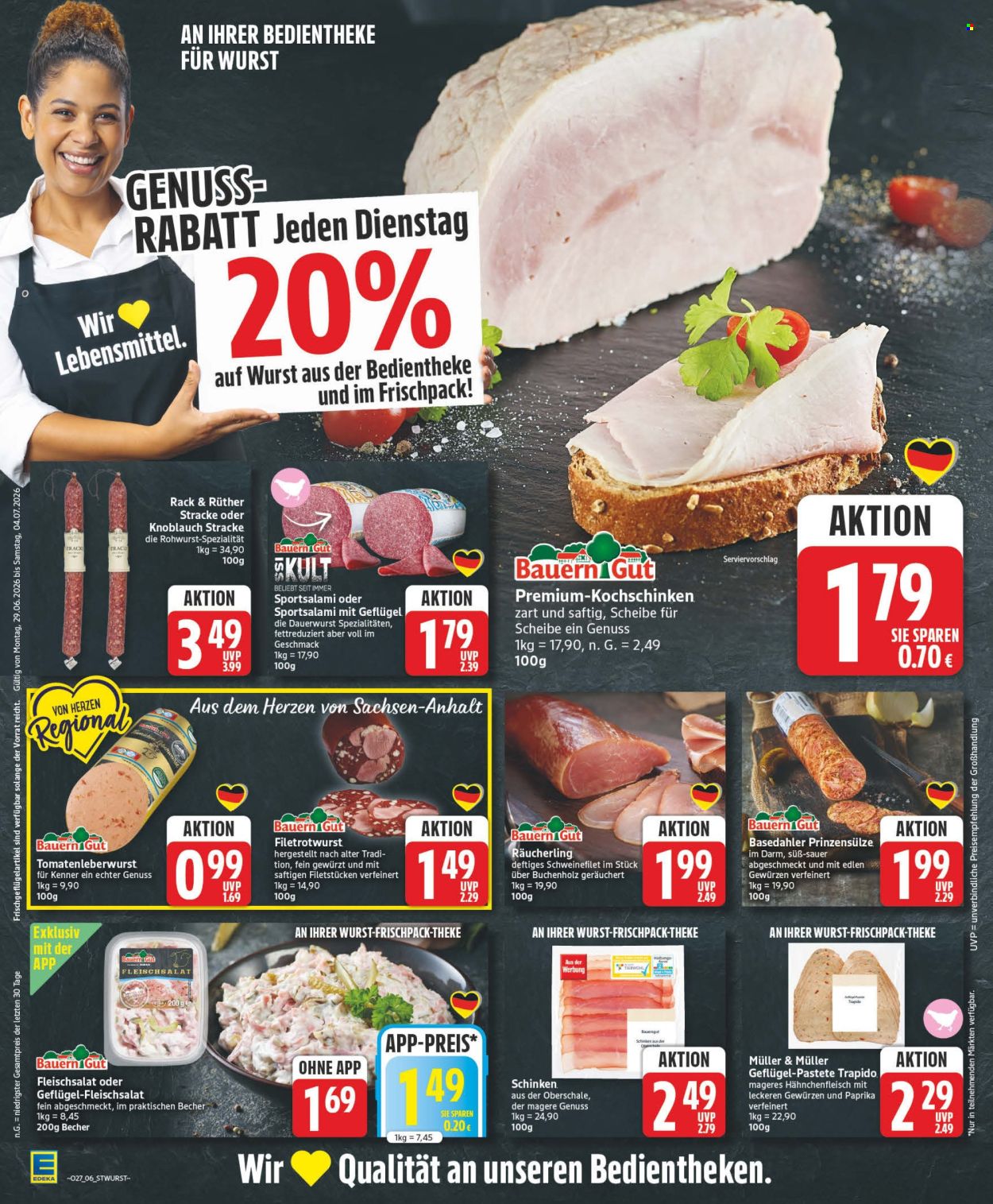 Edeka Prospekte  - 29.6.2026 - 4.7.2026. Seite 6