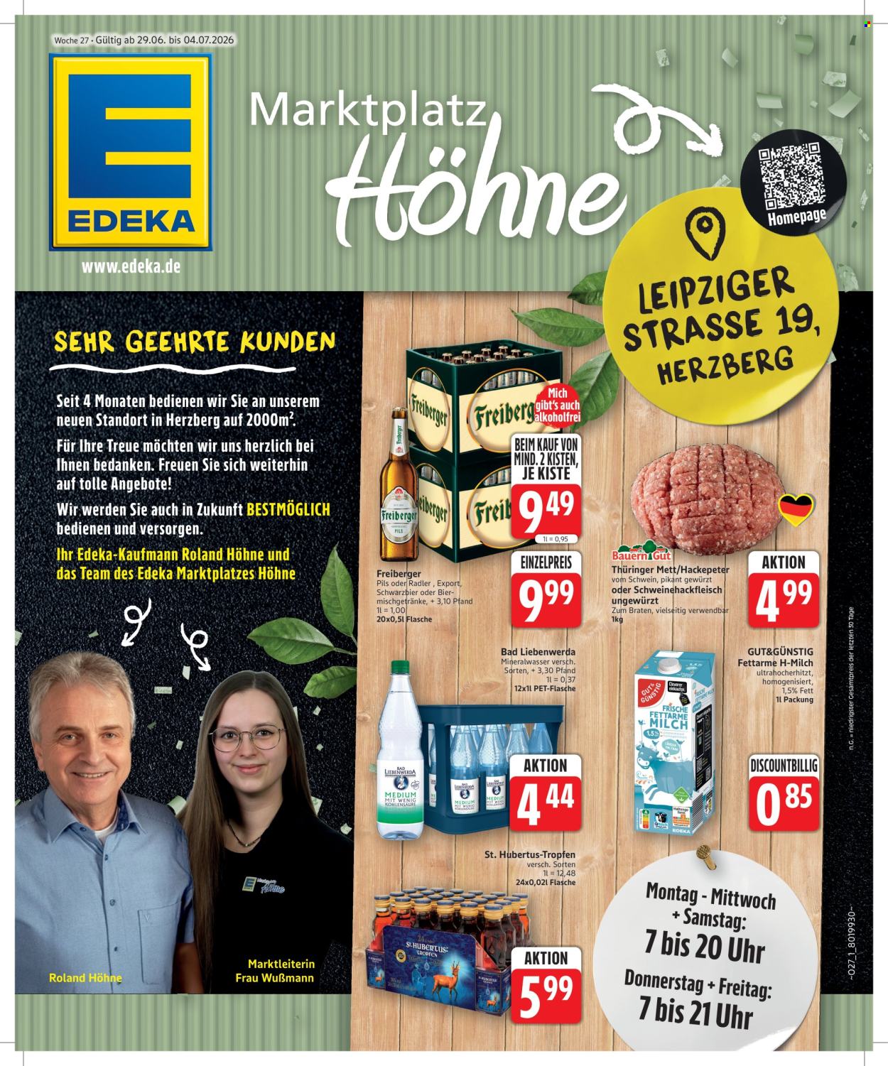 Edeka Prospekte  - 29.6.2026 - 4.7.2026. Seite 1