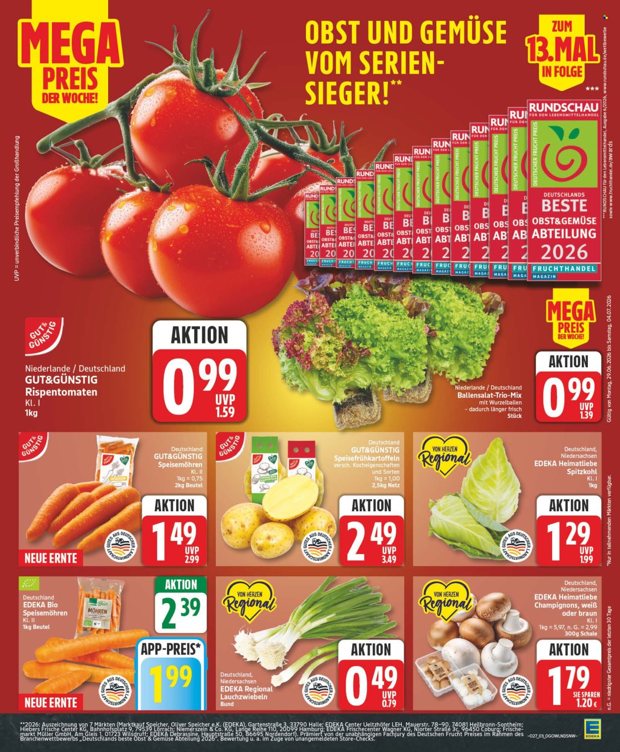 Edeka Prospekte  - 29.6.2026 - 4.7.2026. Seite 3