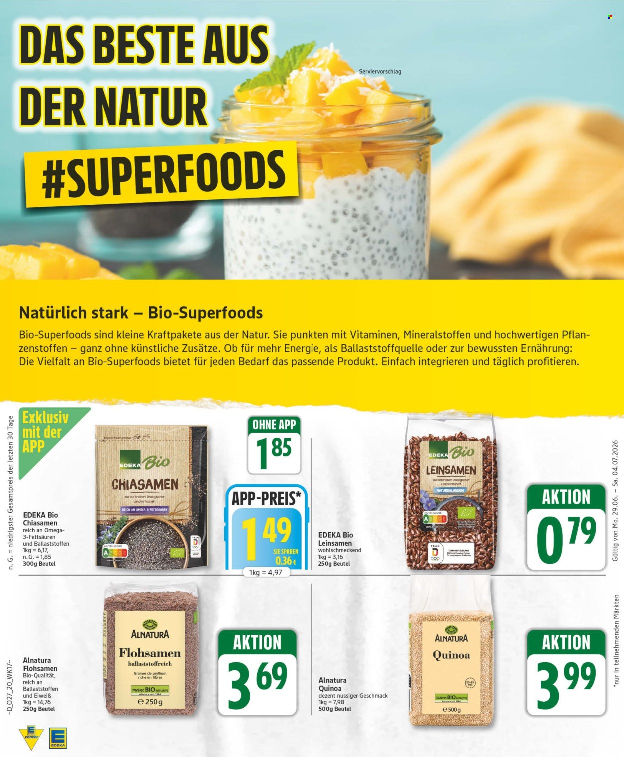 Edeka Prospekte  - 29.6.2026 - 4.7.2026. Seite 20