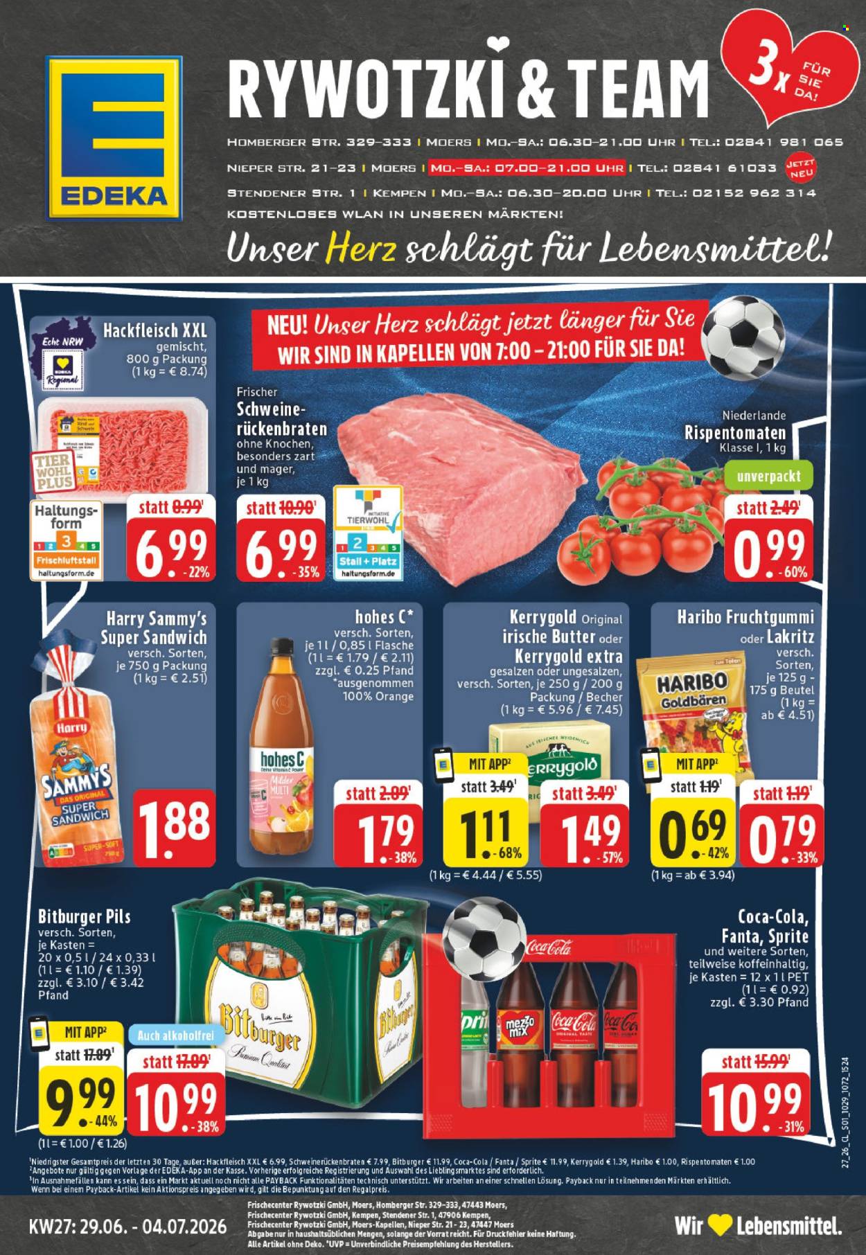 Edeka Prospekte  - 29.6.2026 - 4.7.2026. Seite 1