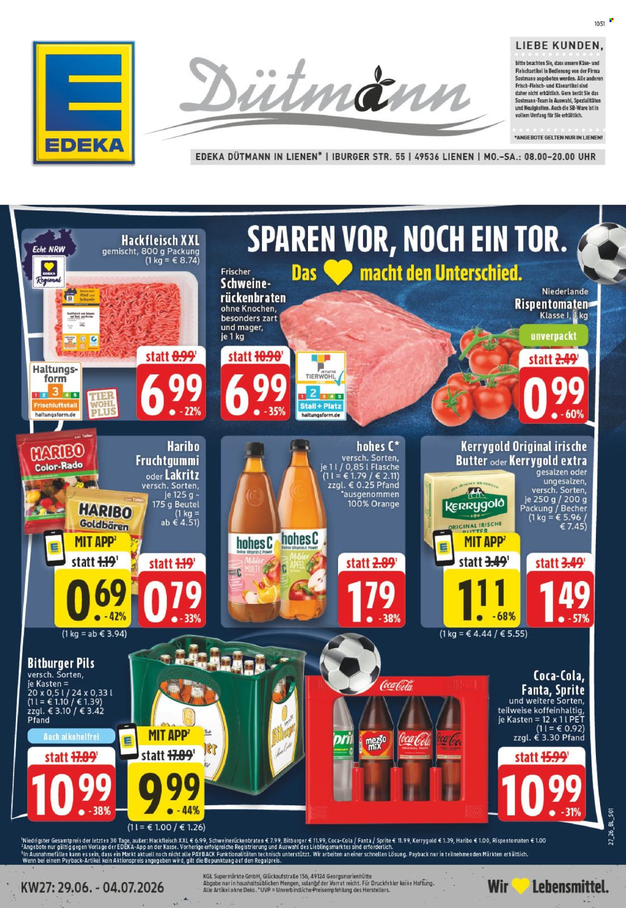 Edeka Prospekte  - 29.6.2026 - 4.7.2026. Seite 1