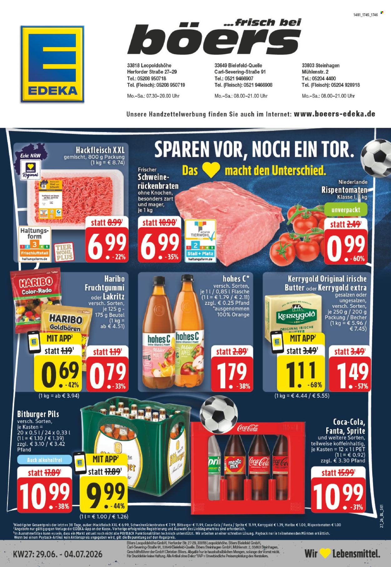 Edeka Prospekte  - 29.6.2026 - 4.7.2026. Seite 1