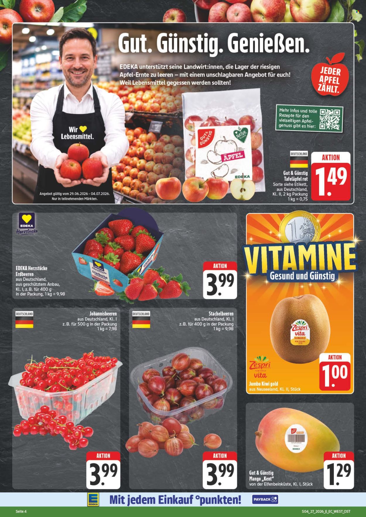 Edeka Prospekte  - 29.6.2026 - 4.7.2026. Seite 4