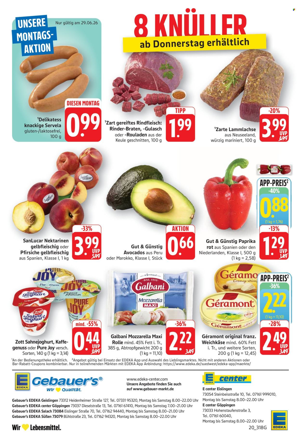 E center Prospekte  - 29.6.2026 - 4.7.2026. Seite 22