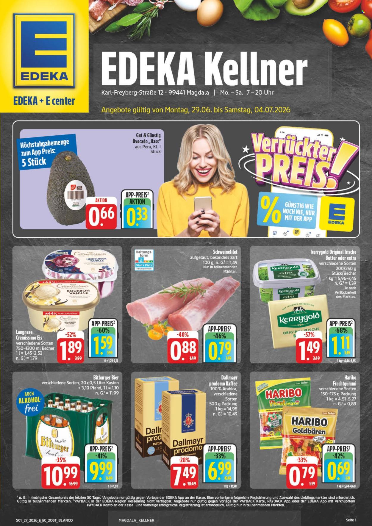 Edeka Prospekte  - 29.6.2026 - 4.7.2026. Seite 1