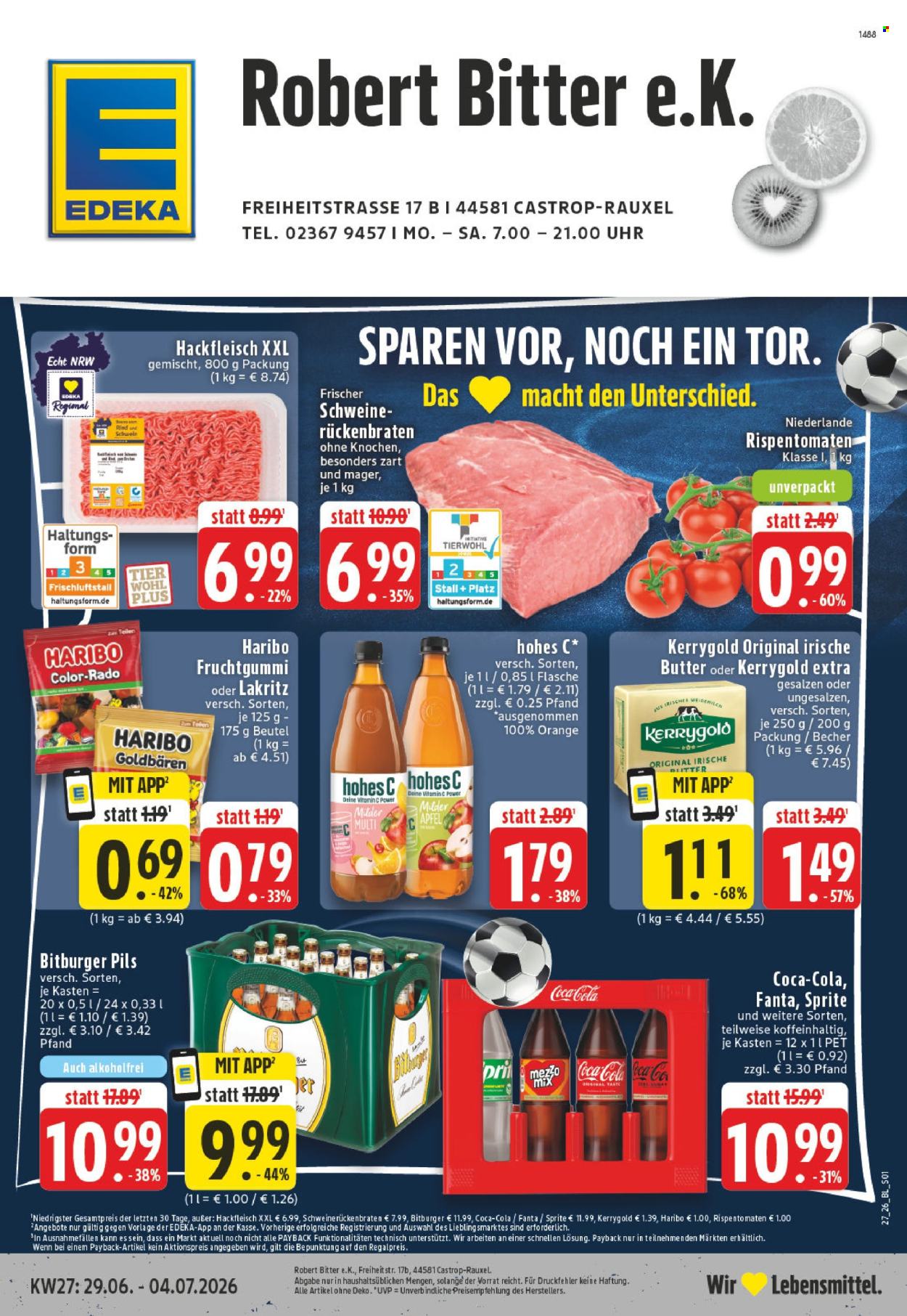 Edeka Prospekte  - 29.6.2026 - 4.7.2026. Seite 1