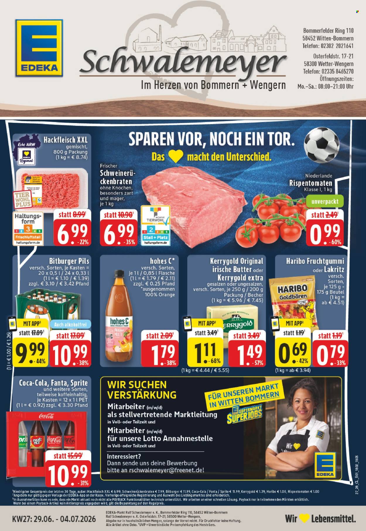 Edeka Prospekte  - 29.6.2026 - 4.7.2026. Seite 1