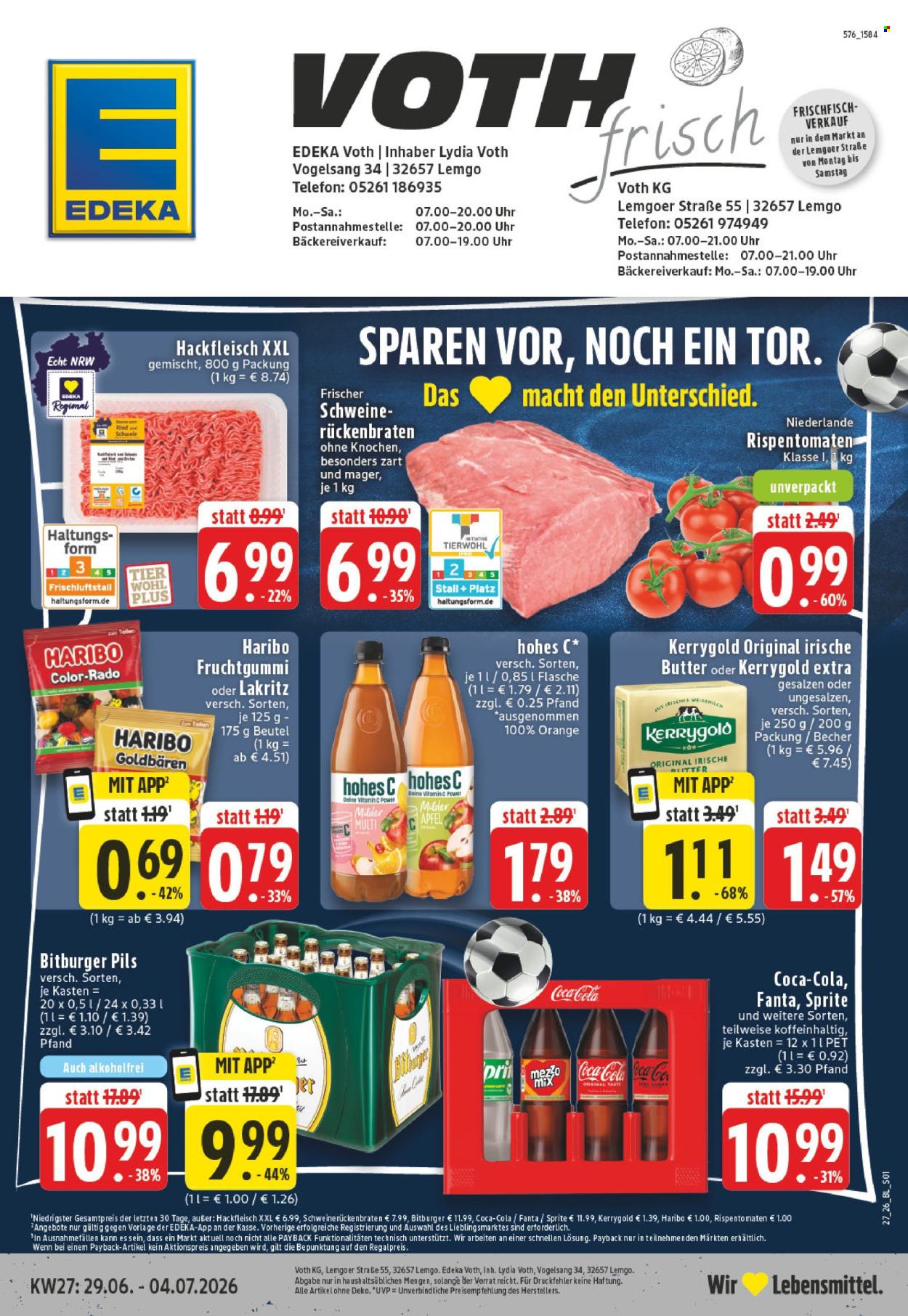 Edeka Prospekte  - 29.6.2026 - 4.7.2026. Seite 1