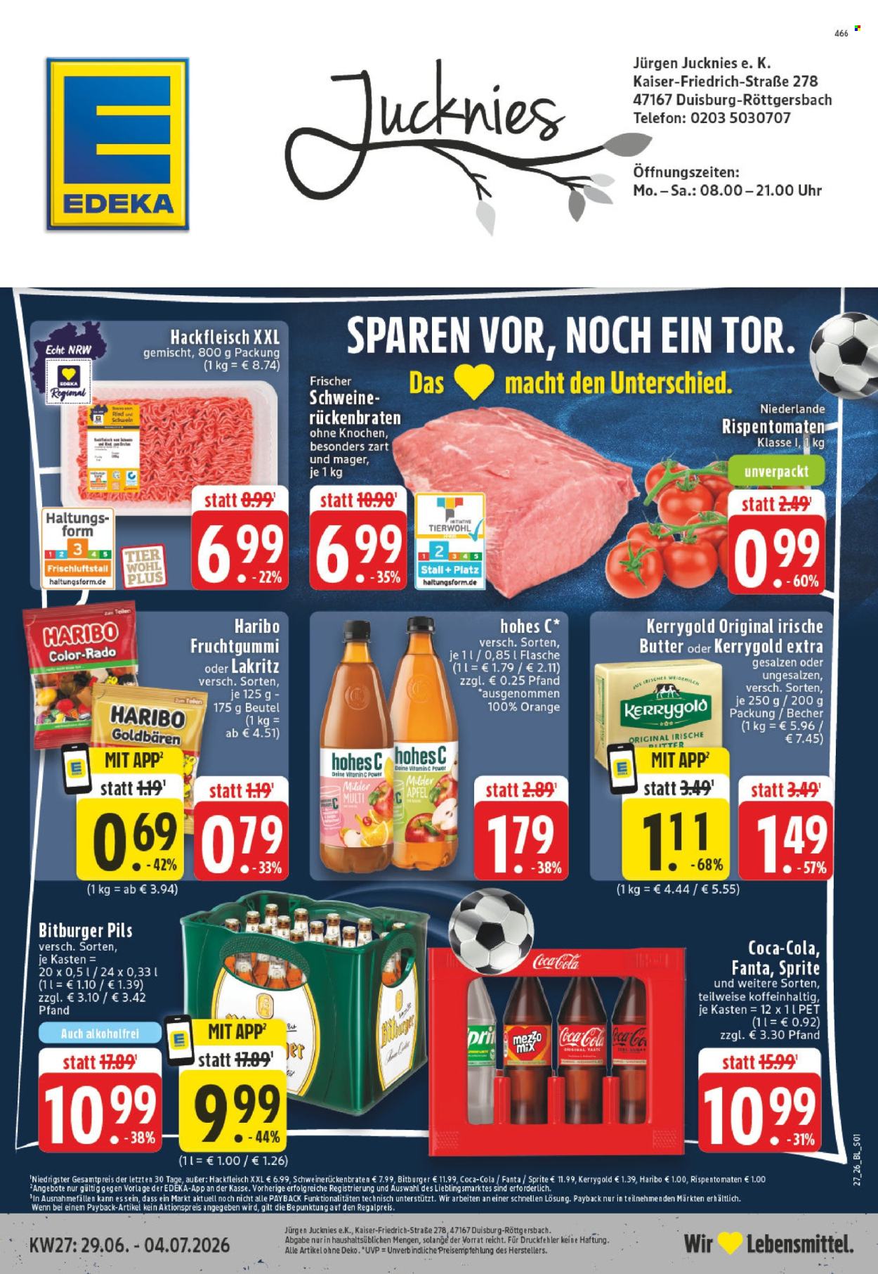Edeka Prospekte  - 29.6.2026 - 4.7.2026. Seite 1