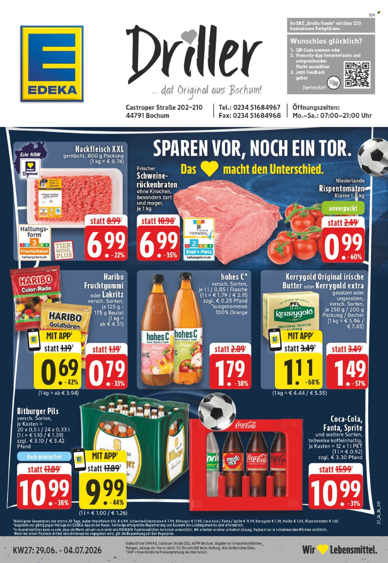 Edeka Prospekte  - 29.6.2026 - 4.7.2026. Seite 1
